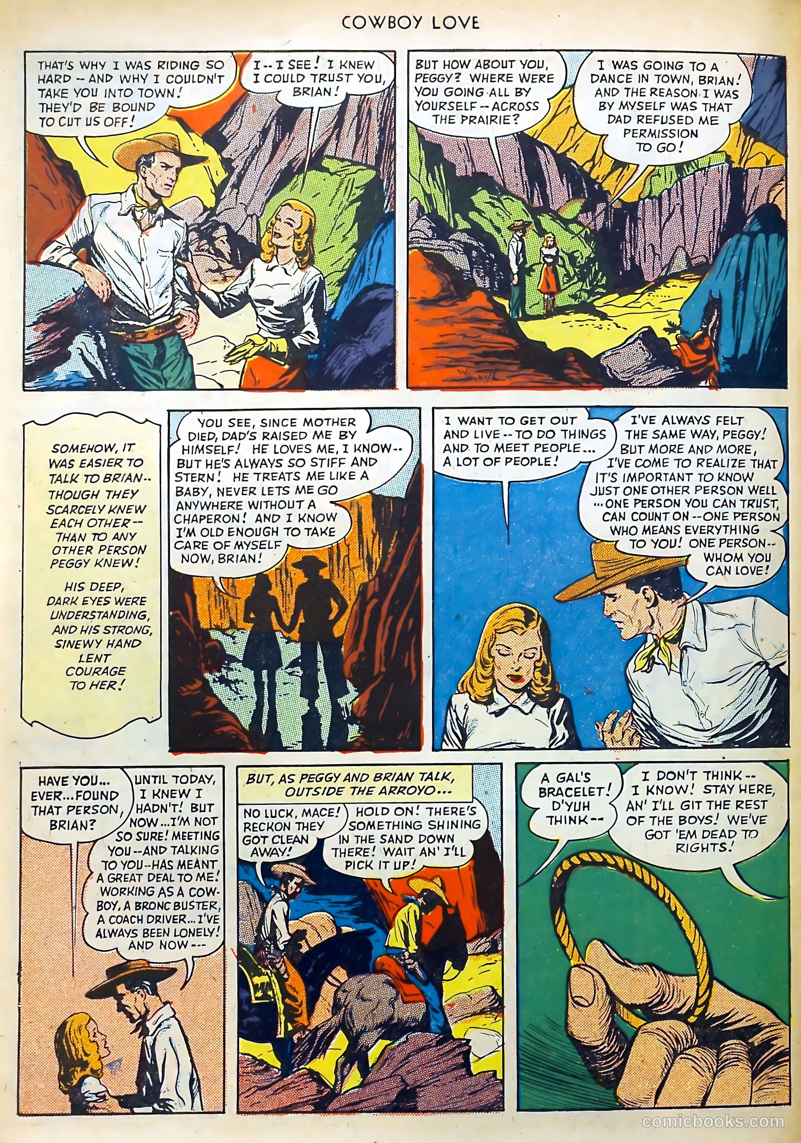 Cowboy Love #3 (1949) — page 46 of 52