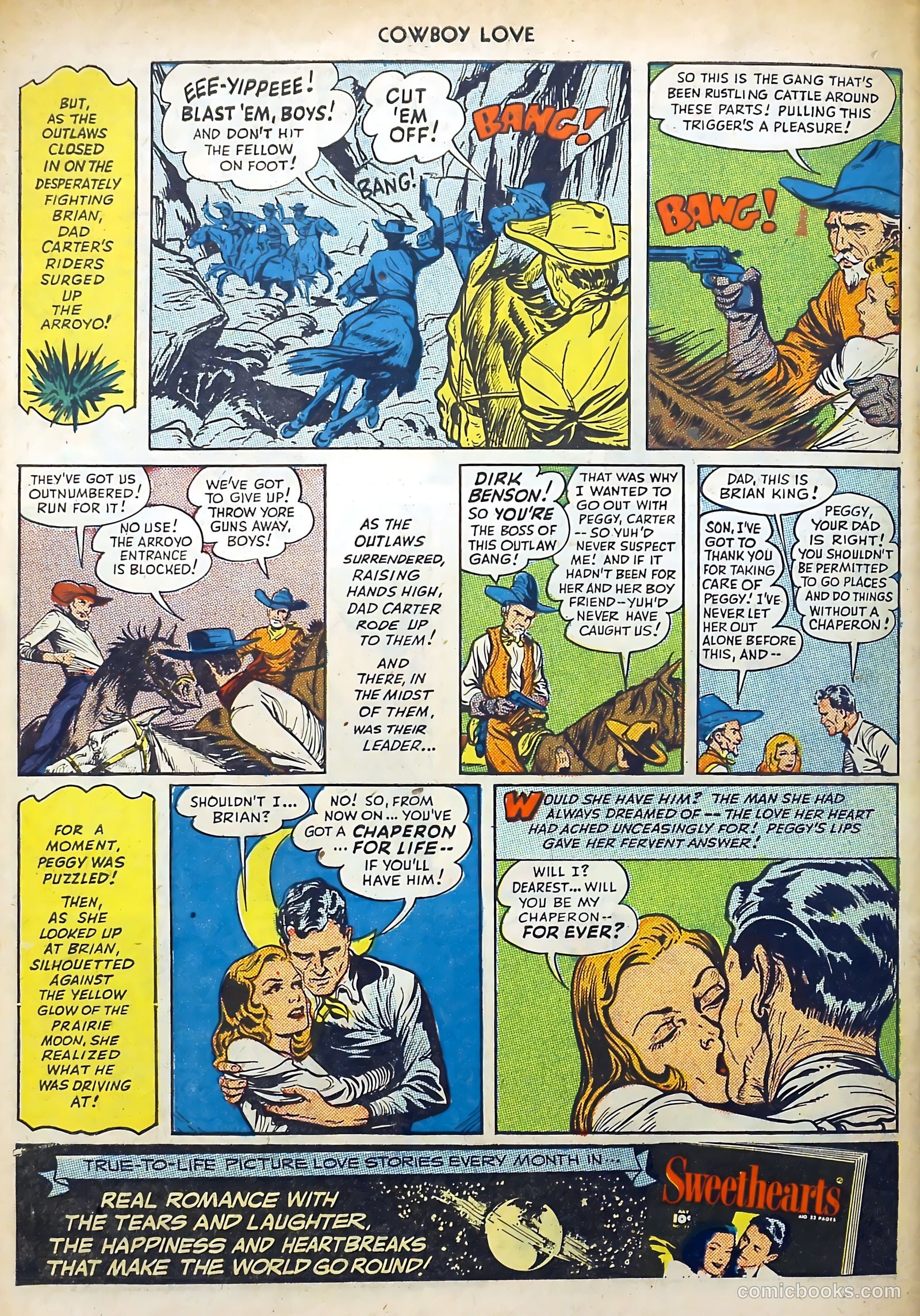 Cowboy Love #3 (1949) — page 50 of 52