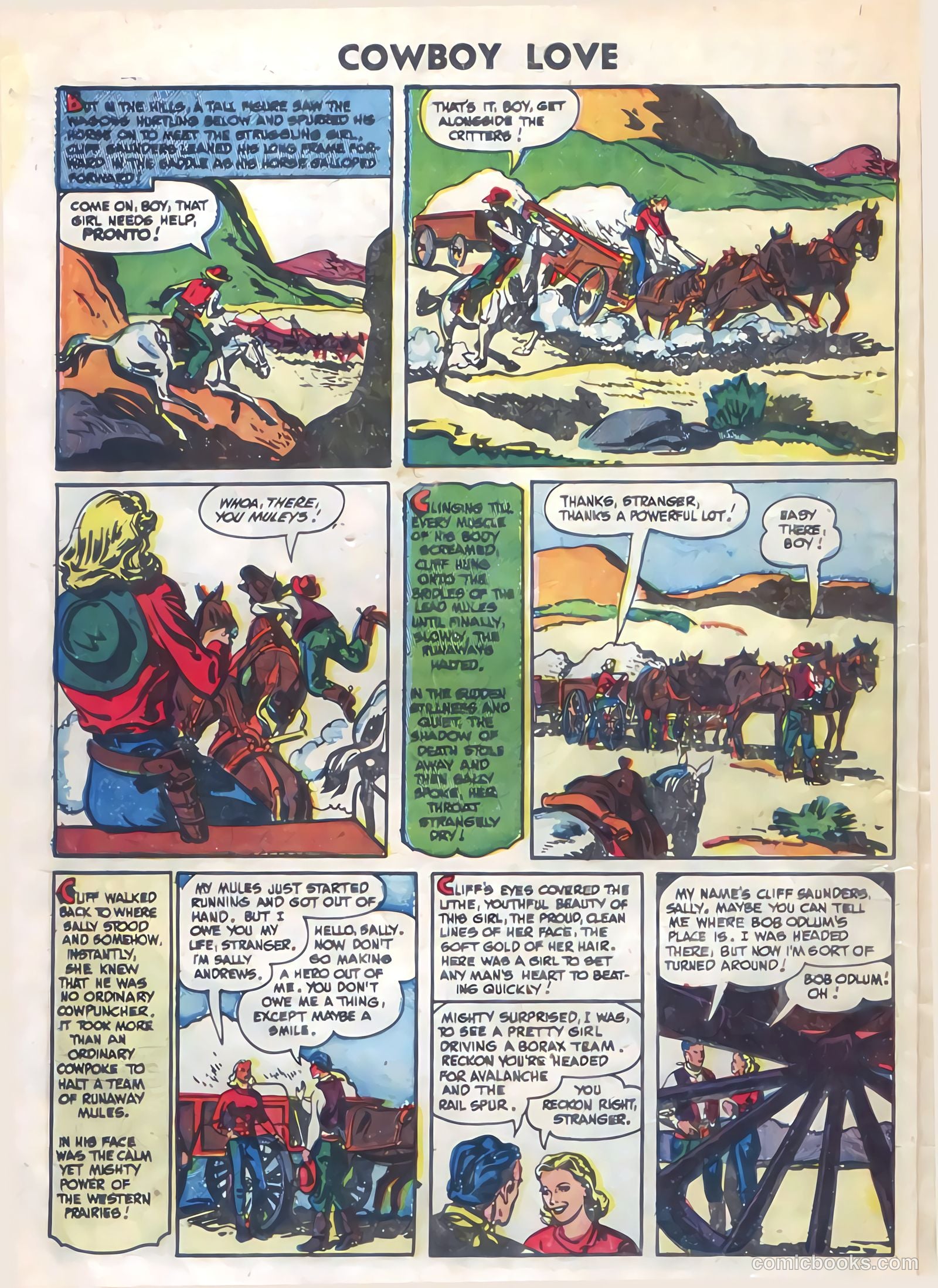 Cowboy Love #30 (1955) — page 4 of 36