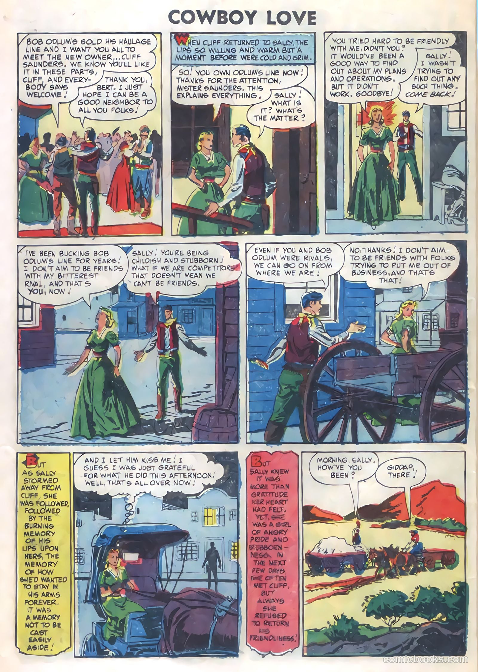 Cowboy Love #30 (1955) — page 8 of 36