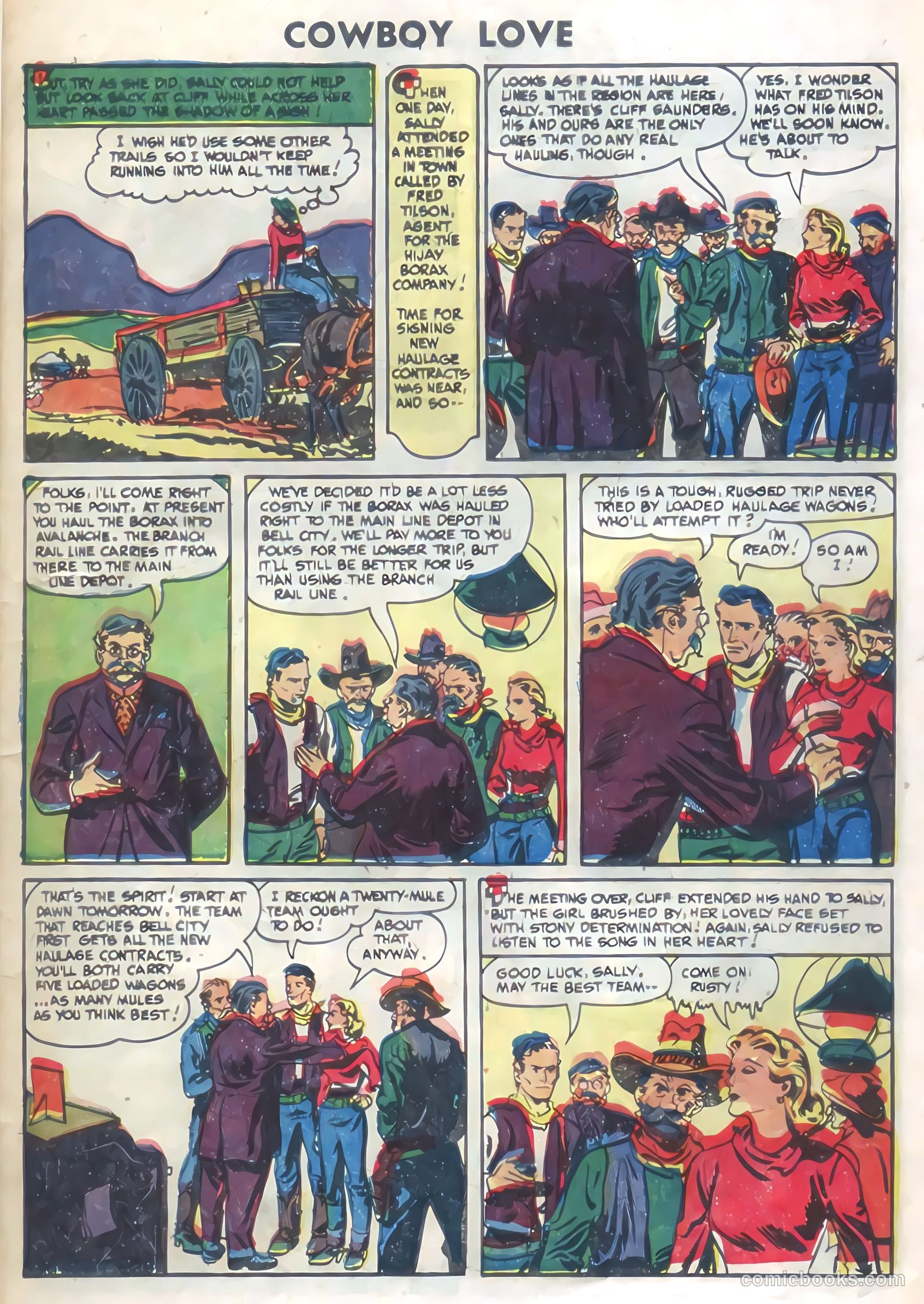 Cowboy Love #30 (1955) — page 9 of 36