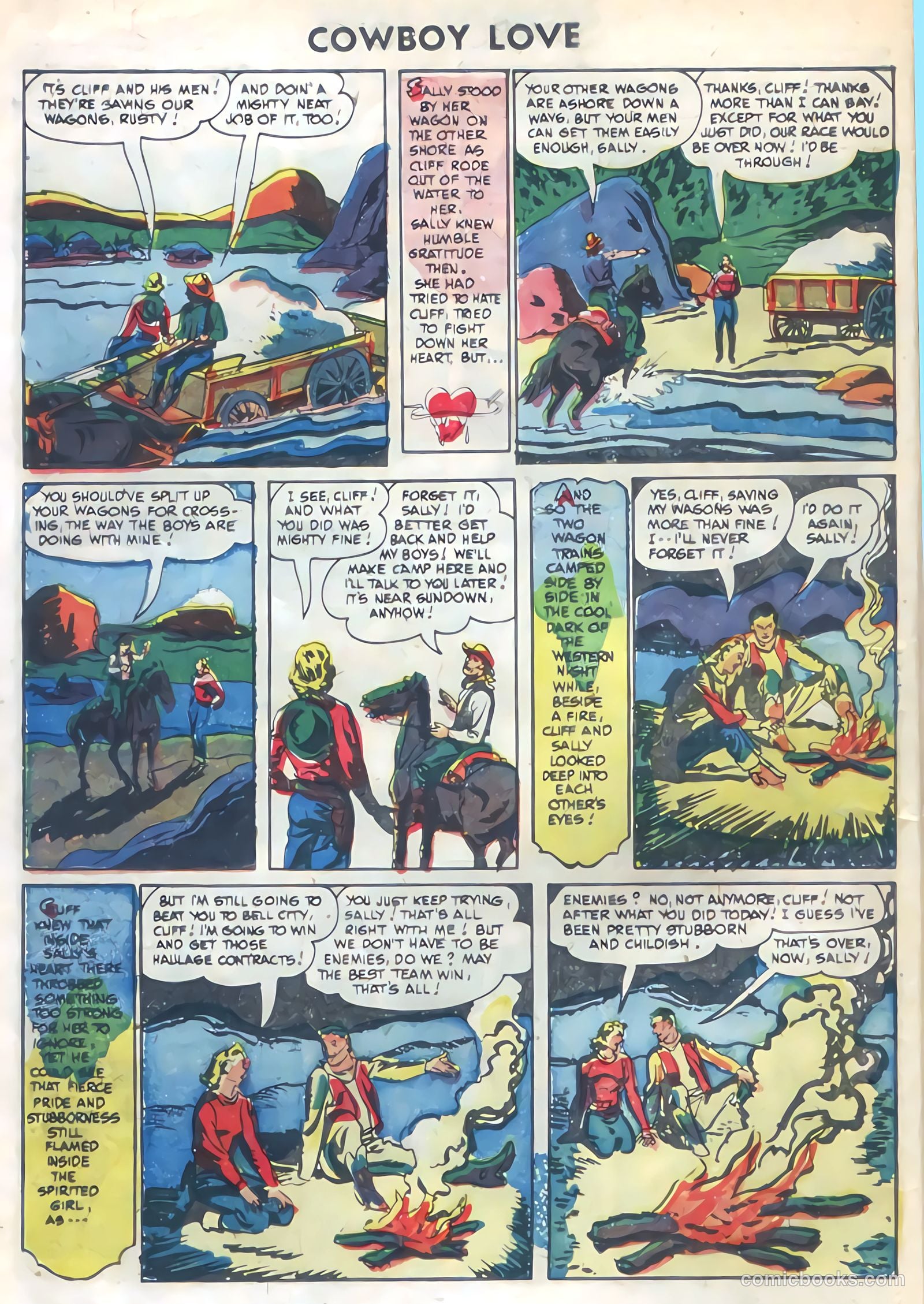 Cowboy Love #30 (1955) — page 12 of 36