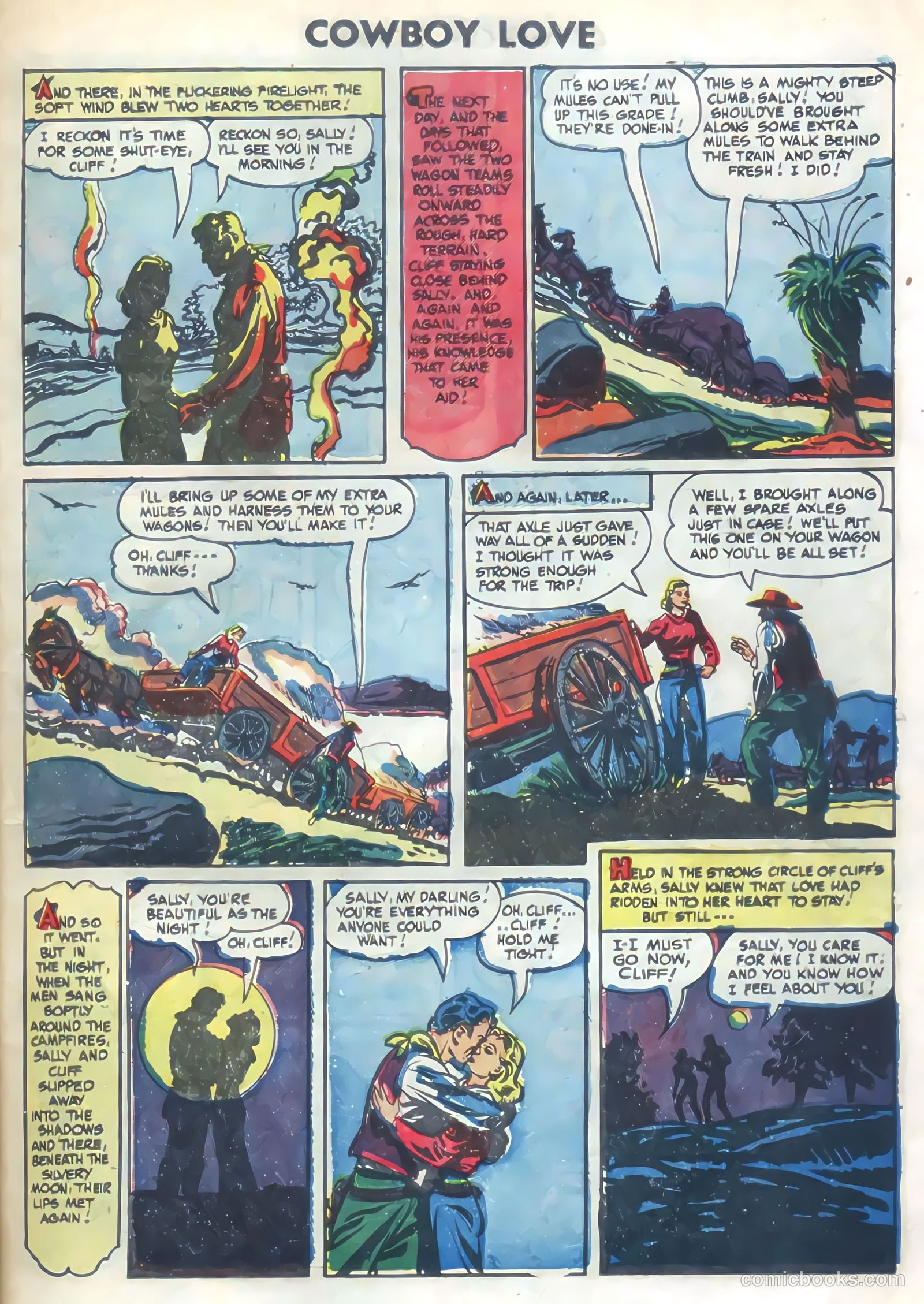 Cowboy Love #30 (1955) — page 13 of 36