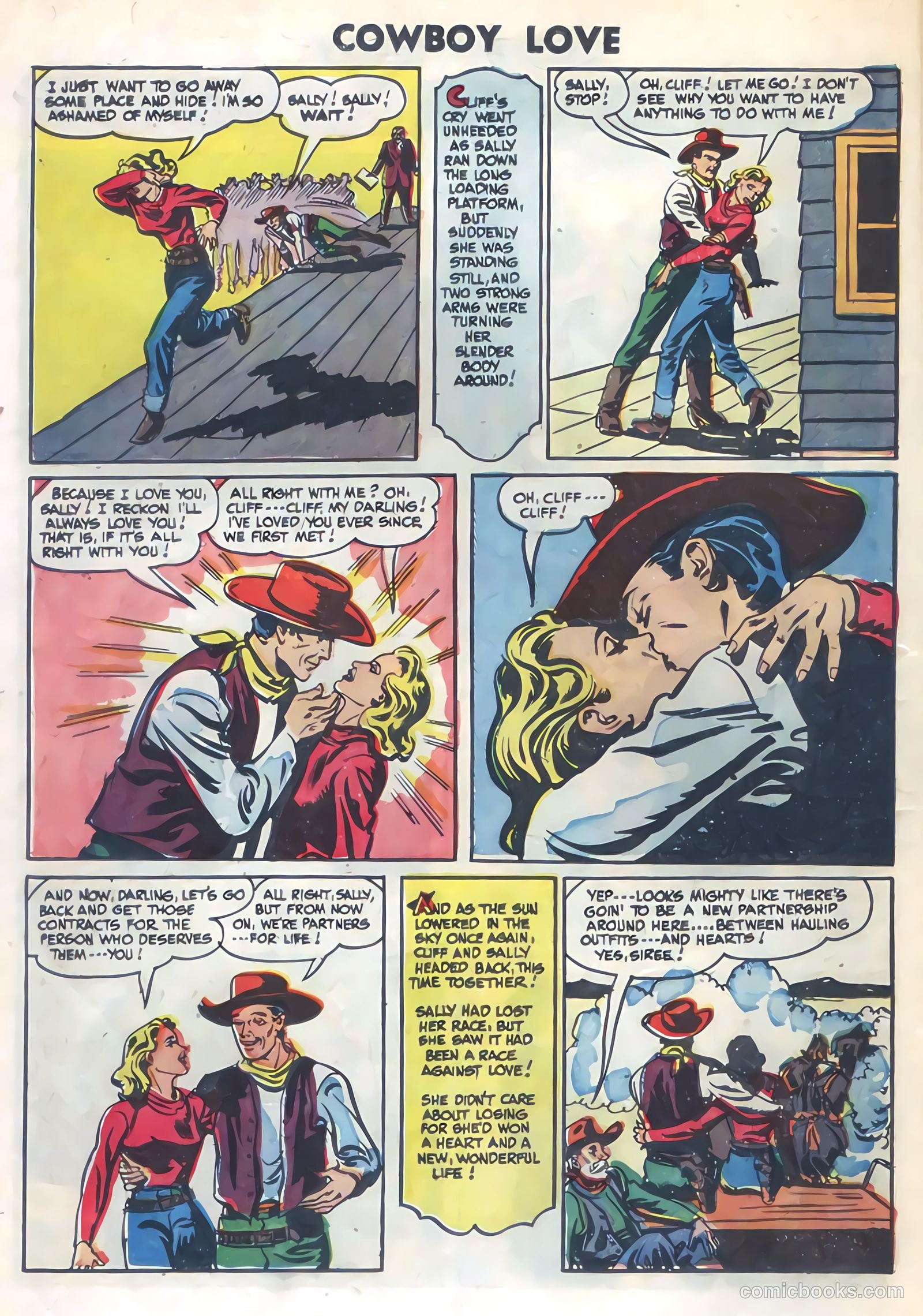 Cowboy Love #30 (1955) — page 18 of 36