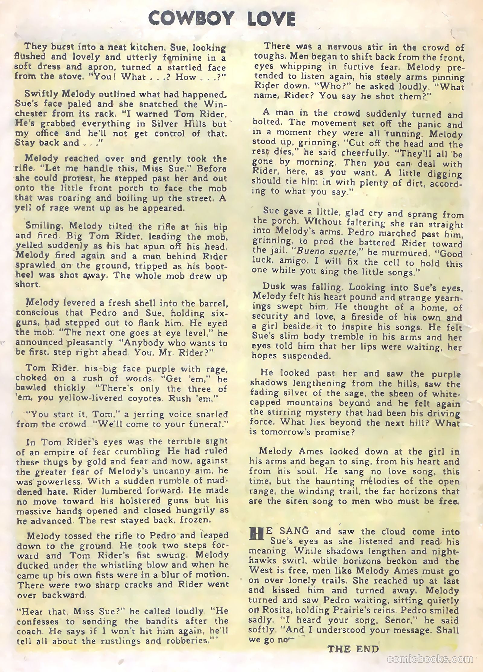 Cowboy Love #30 (1955) — page 20 of 36