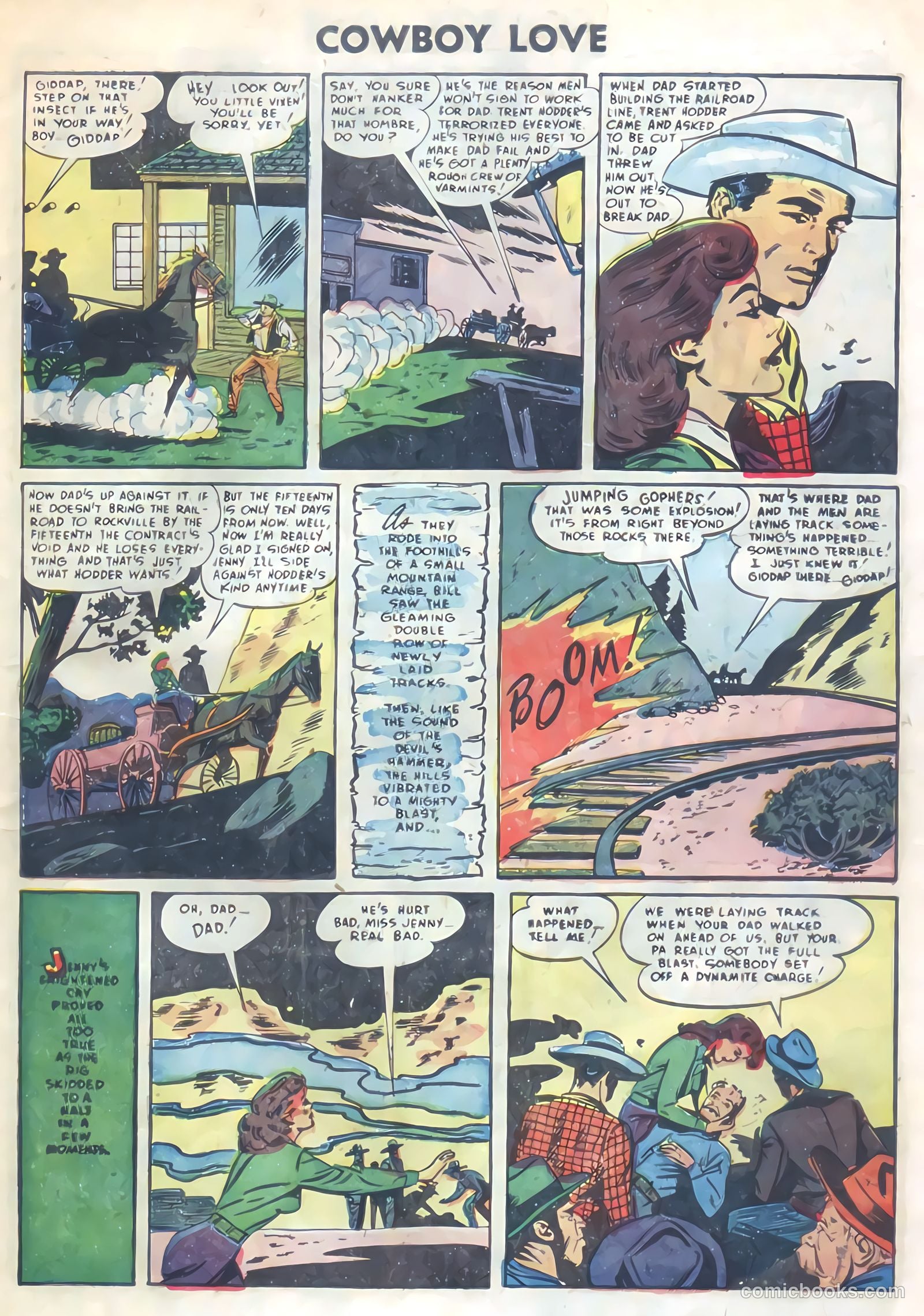 Cowboy Love #30 (1955) — page 25 of 36