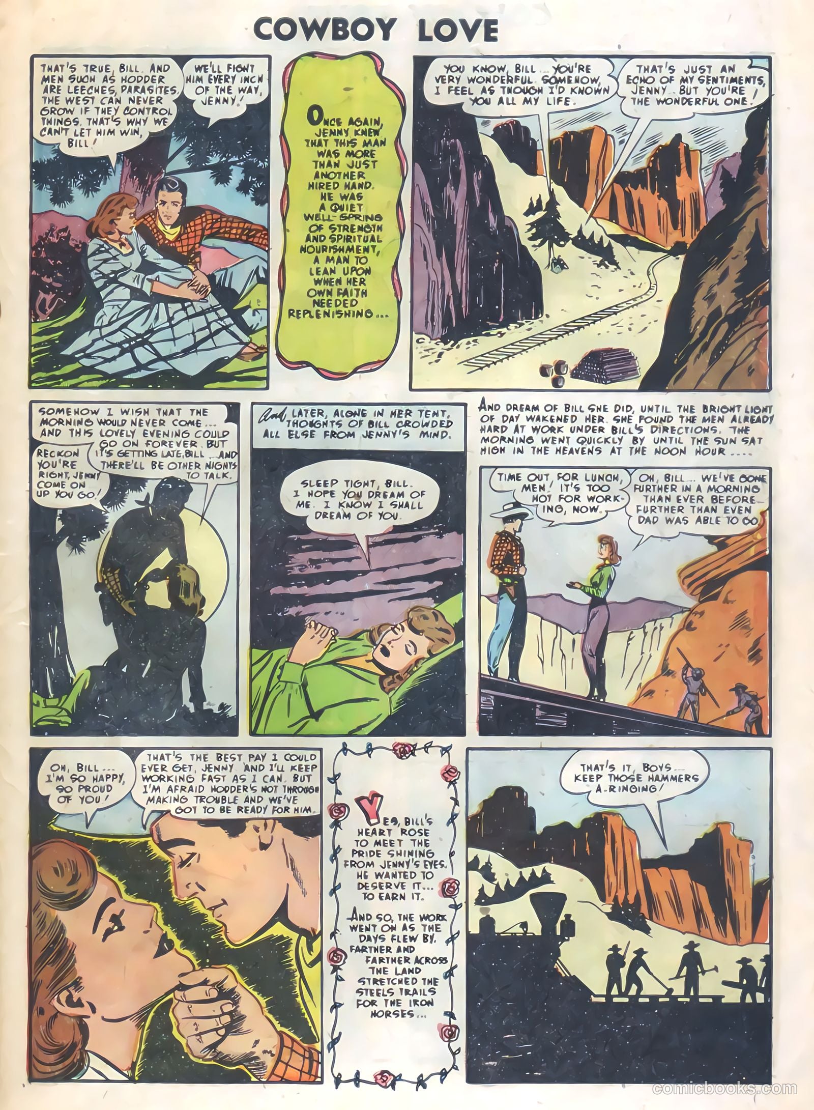 Cowboy Love #30 (1955) — page 27 of 36