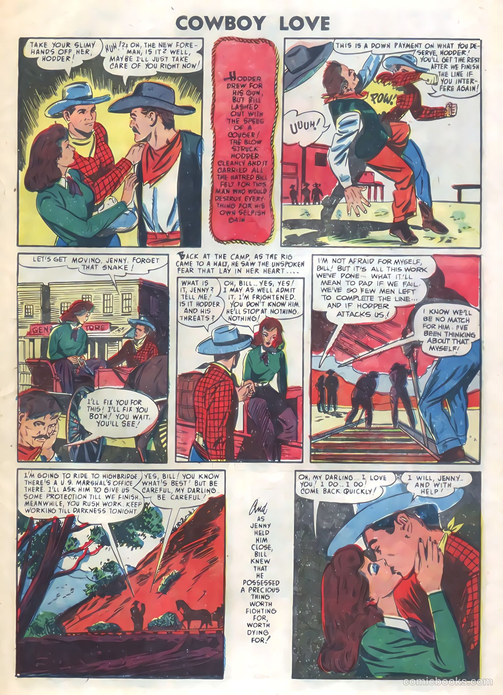 Cowboy Love #30 (1955) — page 29 of 36