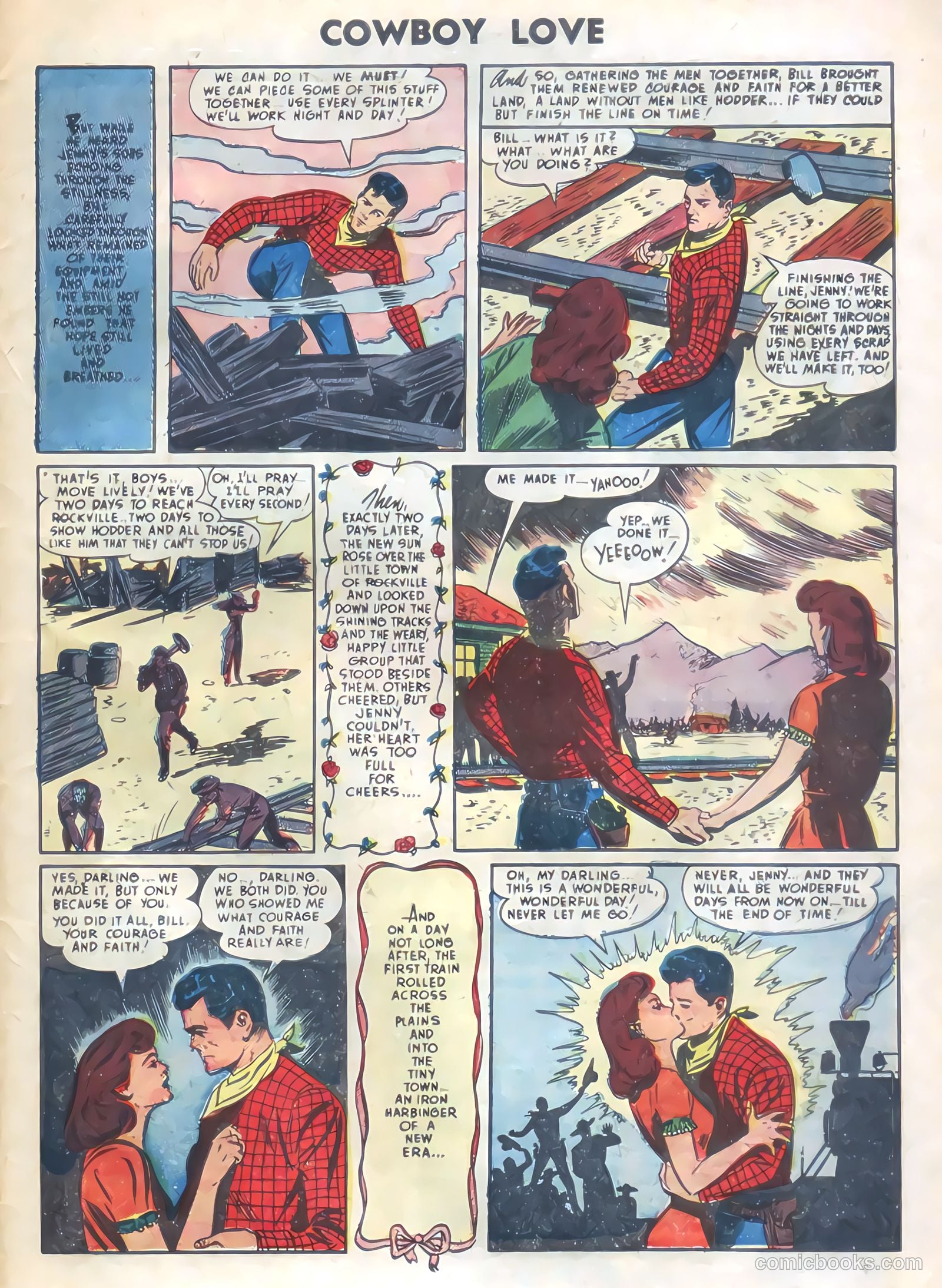 Cowboy Love #30 (1955) — page 33 of 36