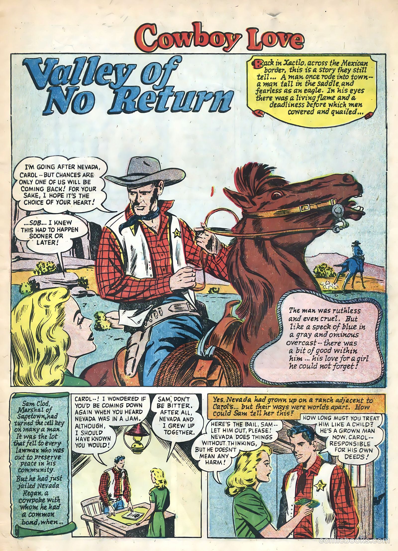 Cowboy Love #31 (1955) — page 3 of 36