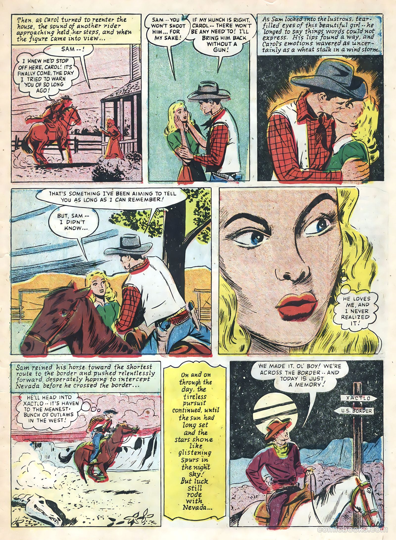 Cowboy Love #31 (1955) — page 7 of 36