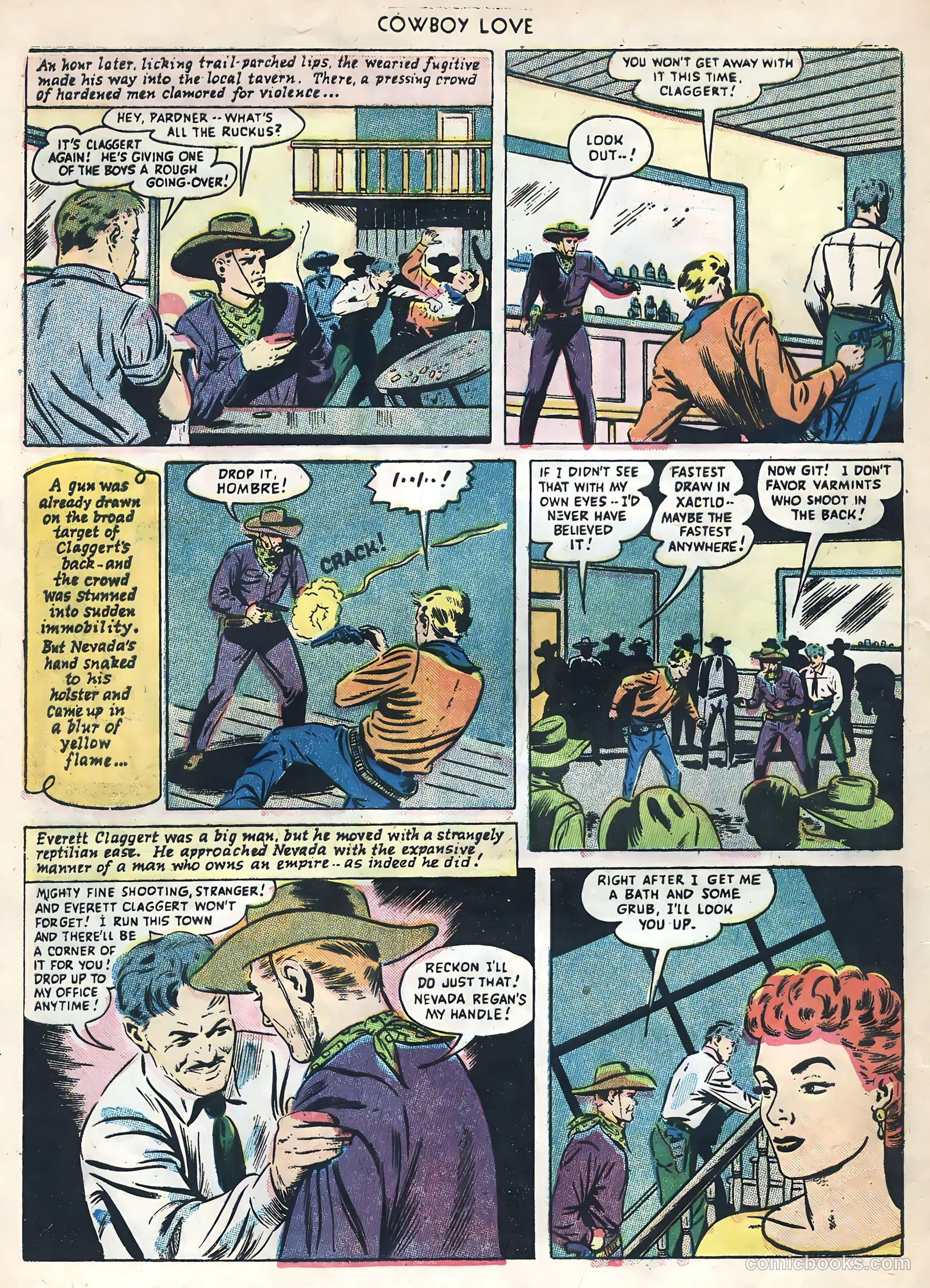 Cowboy Love #31 (1955) — page 8 of 36