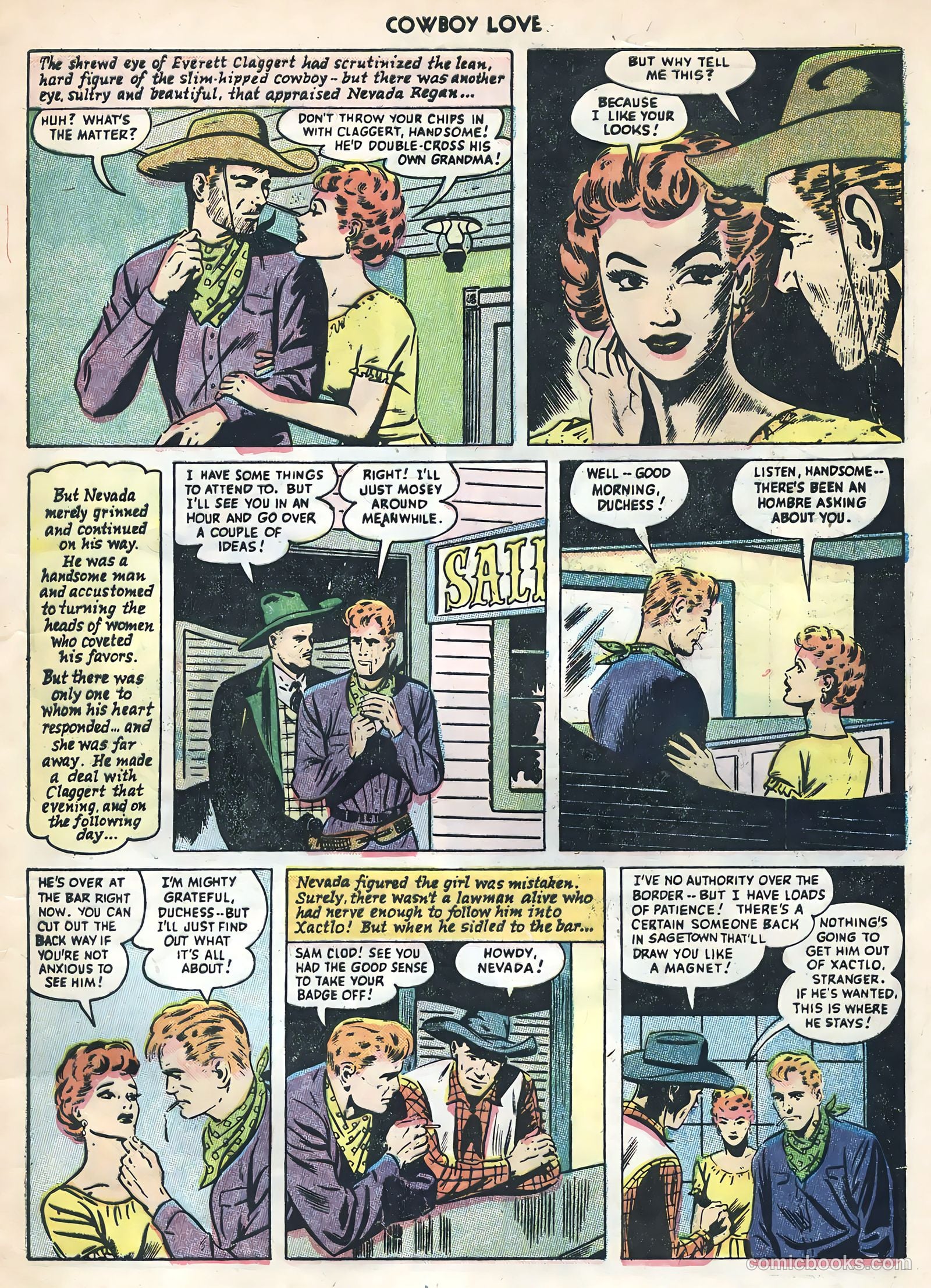 Cowboy Love #31 (1955) — page 9 of 36