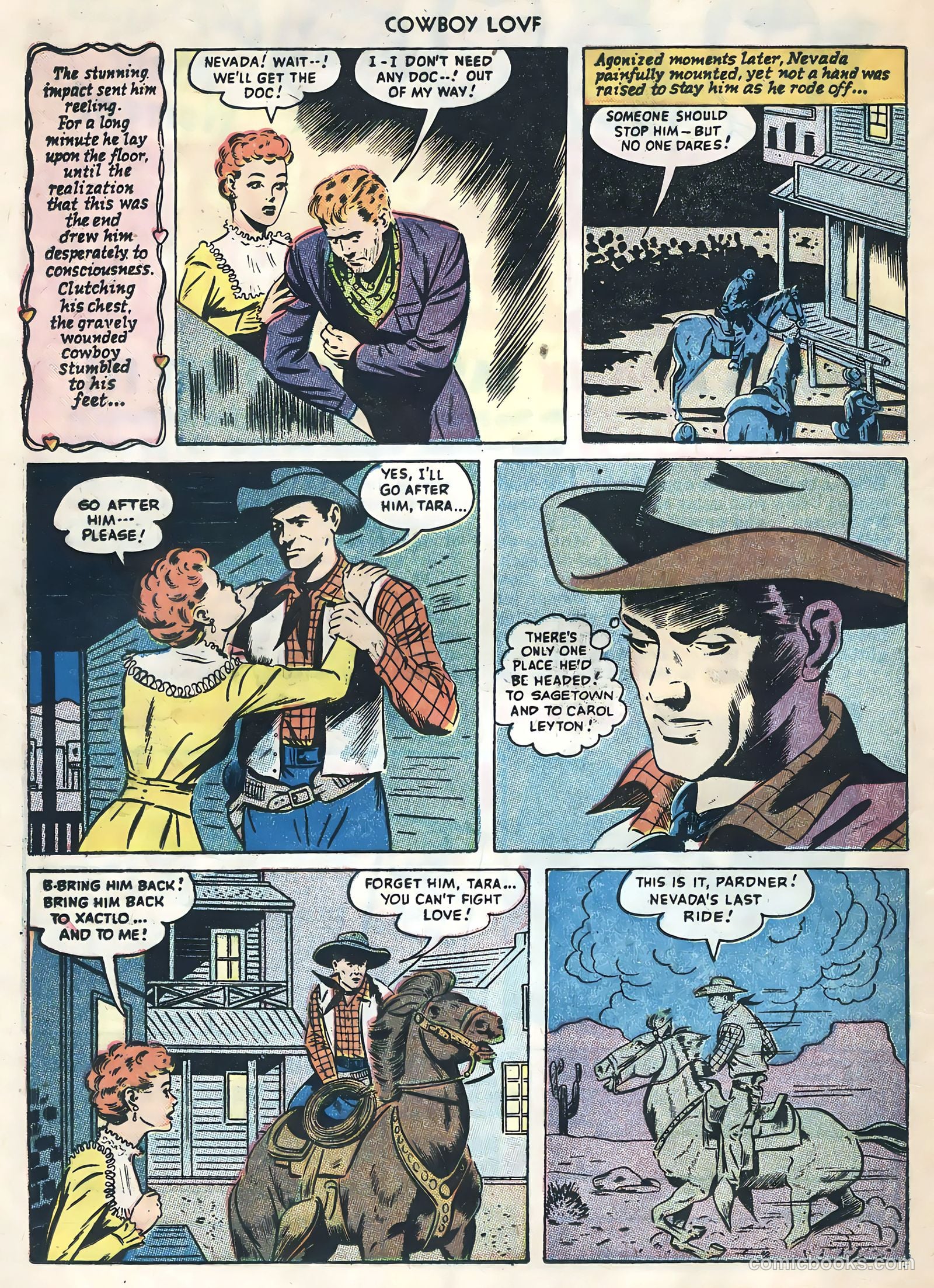 Cowboy Love #31 (1955) — page 16 of 36