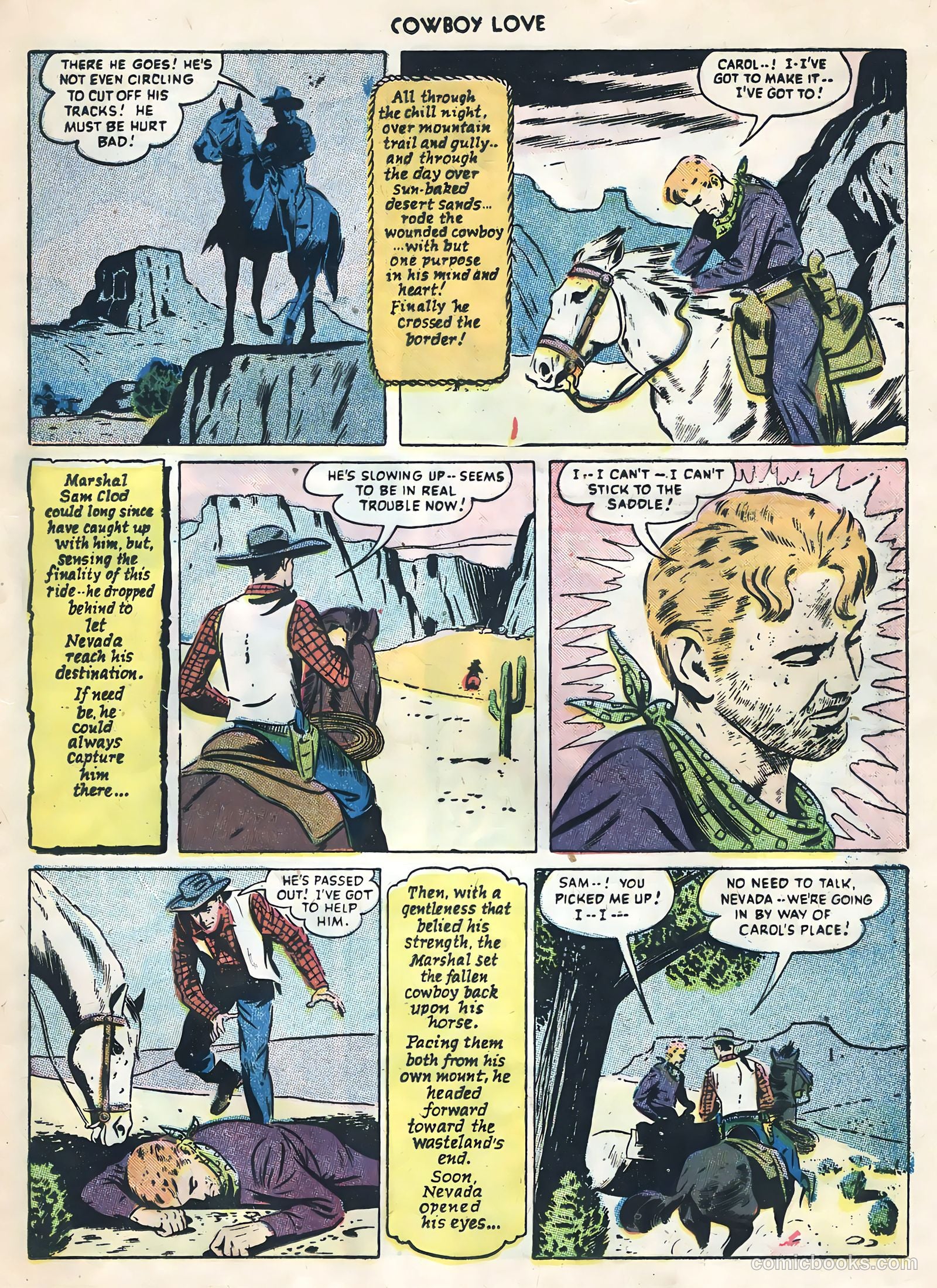 Cowboy Love #31 (1955) — page 17 of 36