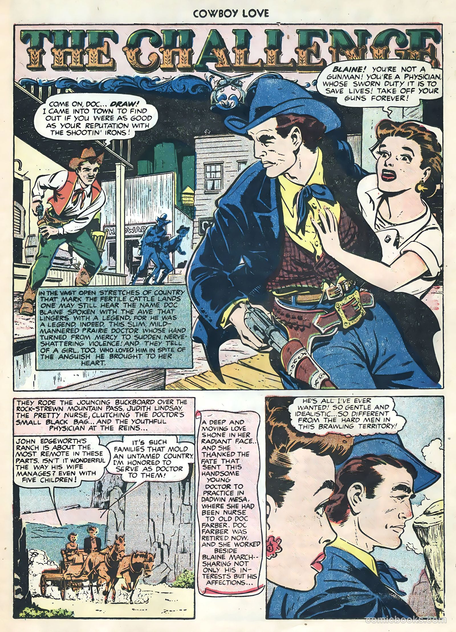 Cowboy Love #31 (1955) — page 21 of 36