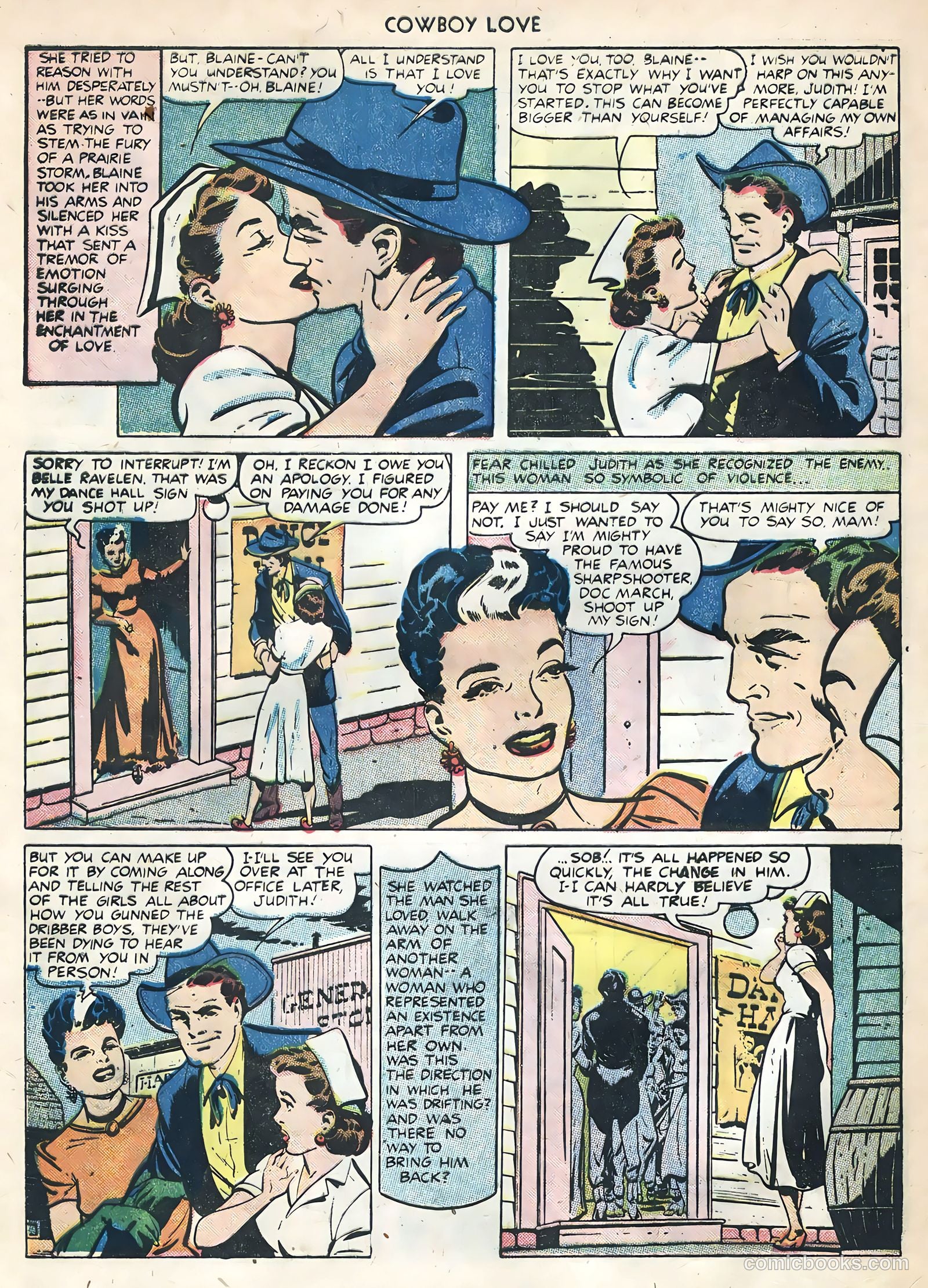 Cowboy Love #31 (1955) — page 28 of 36