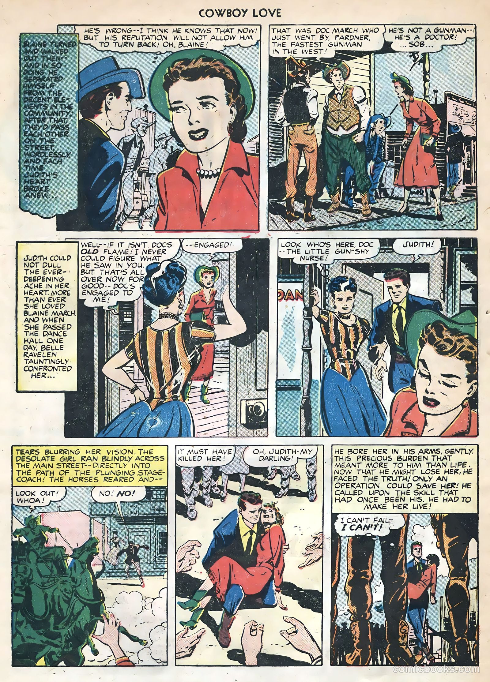 Cowboy Love #31 (1955) — page 32 of 36