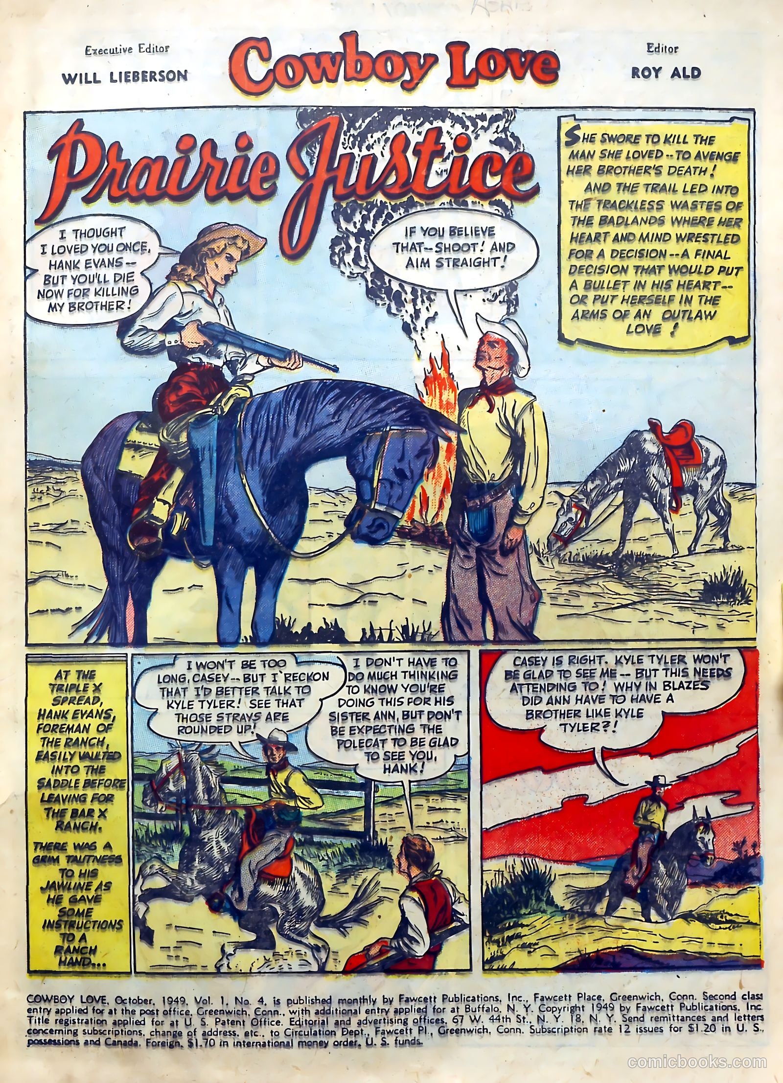 Cowboy Love #4 (1949) — page 3 of 36