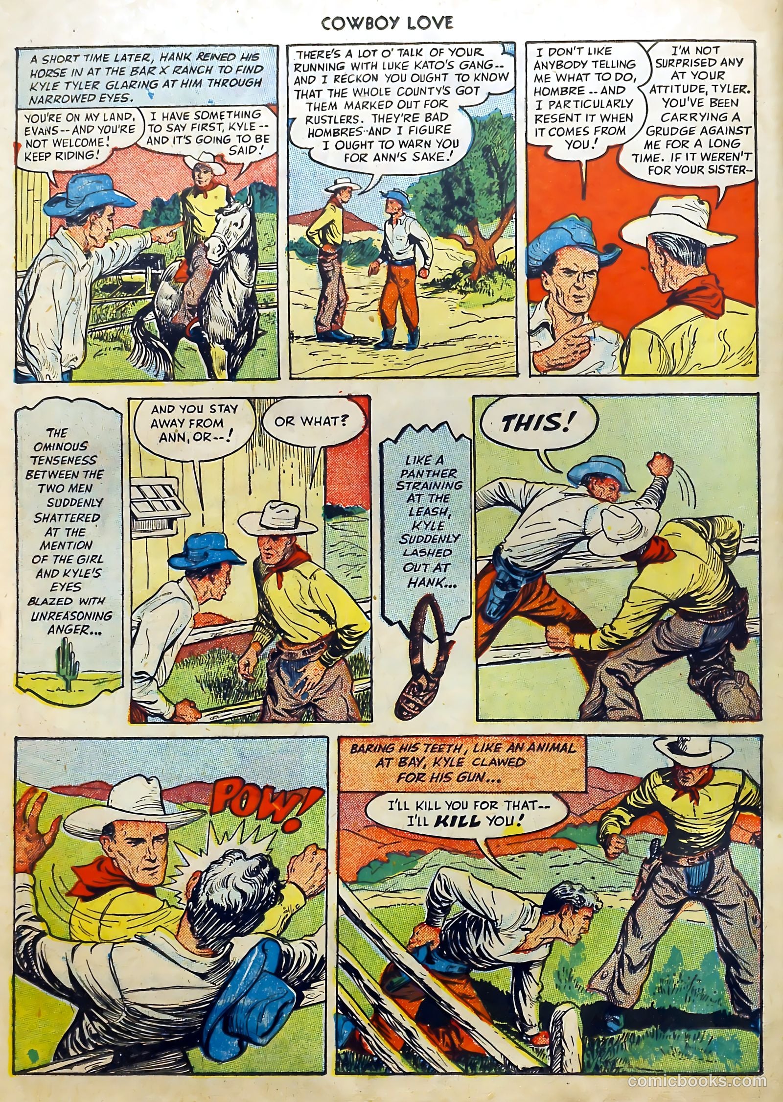 Cowboy Love #4 (1949) — page 4 of 36