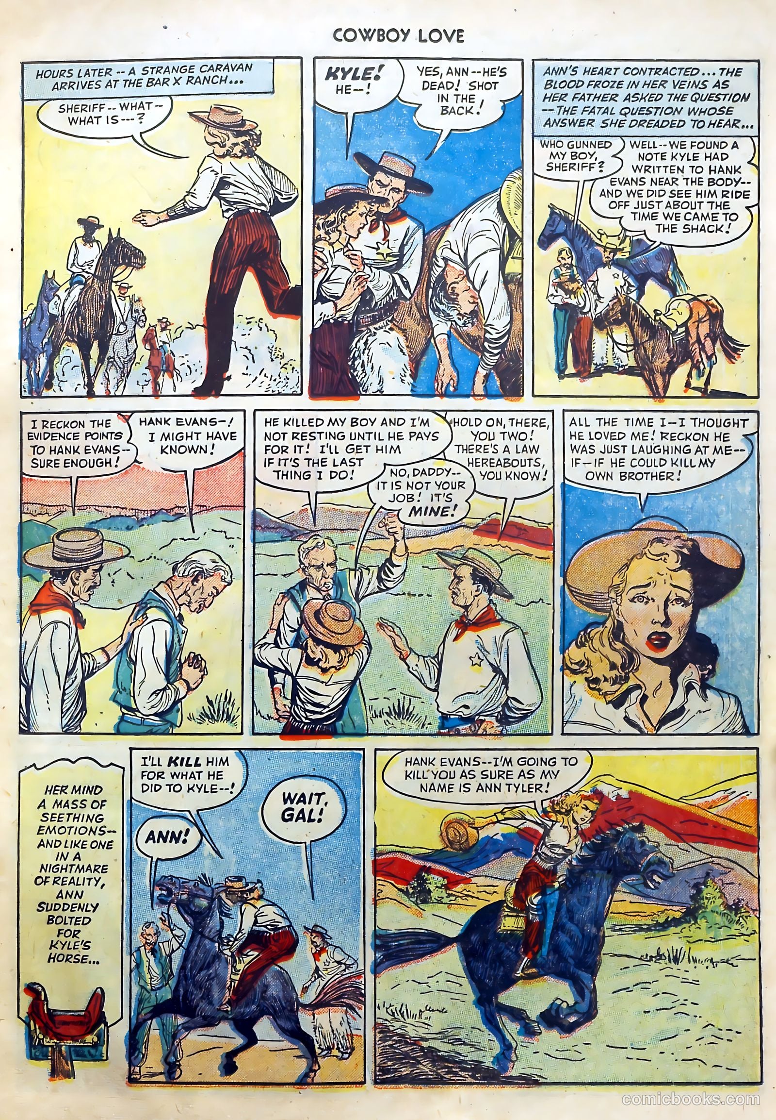 Cowboy Love #4 (1949) — page 9 of 36