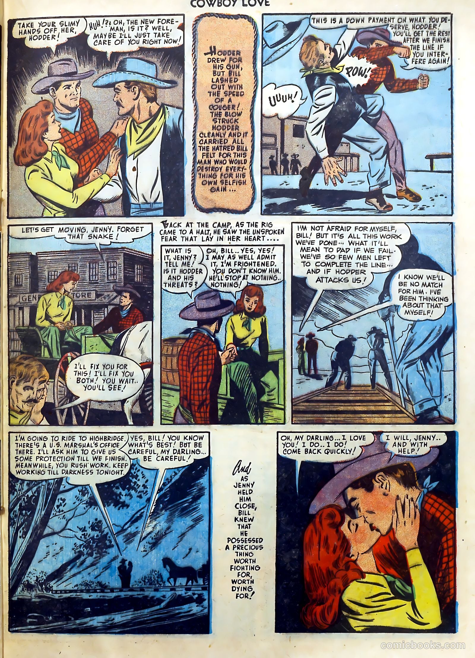 Cowboy Love #4 (1949) — page 21 of 36