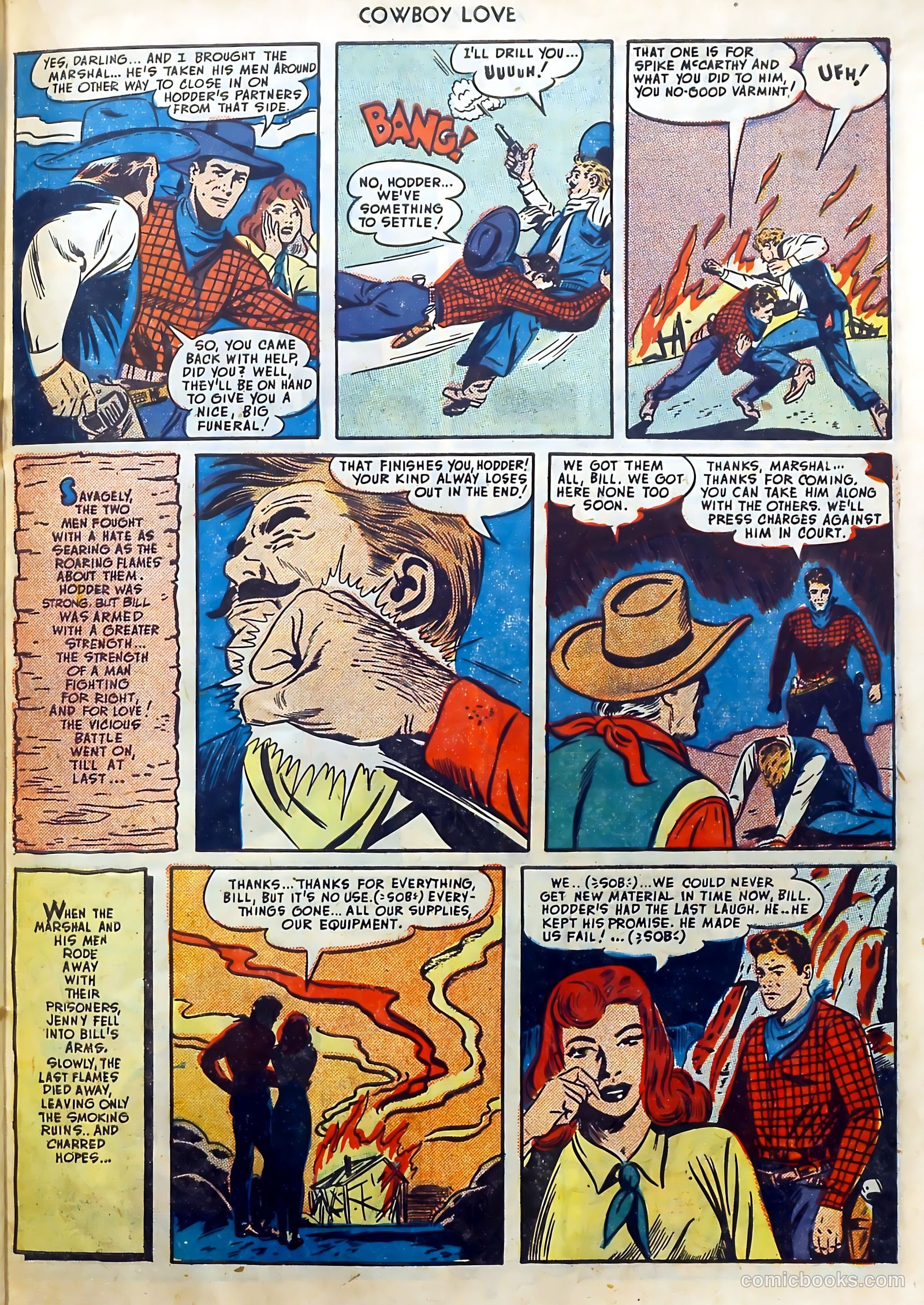 Cowboy Love #4 (1949) — page 23 of 36
