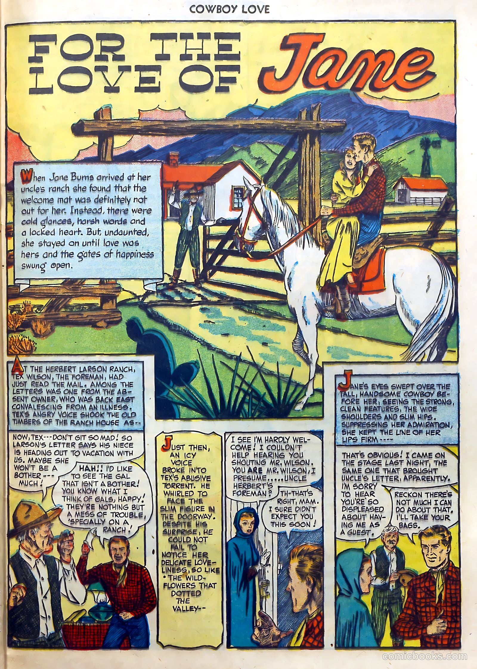 Cowboy Love #4 (1949) — page 27 of 36