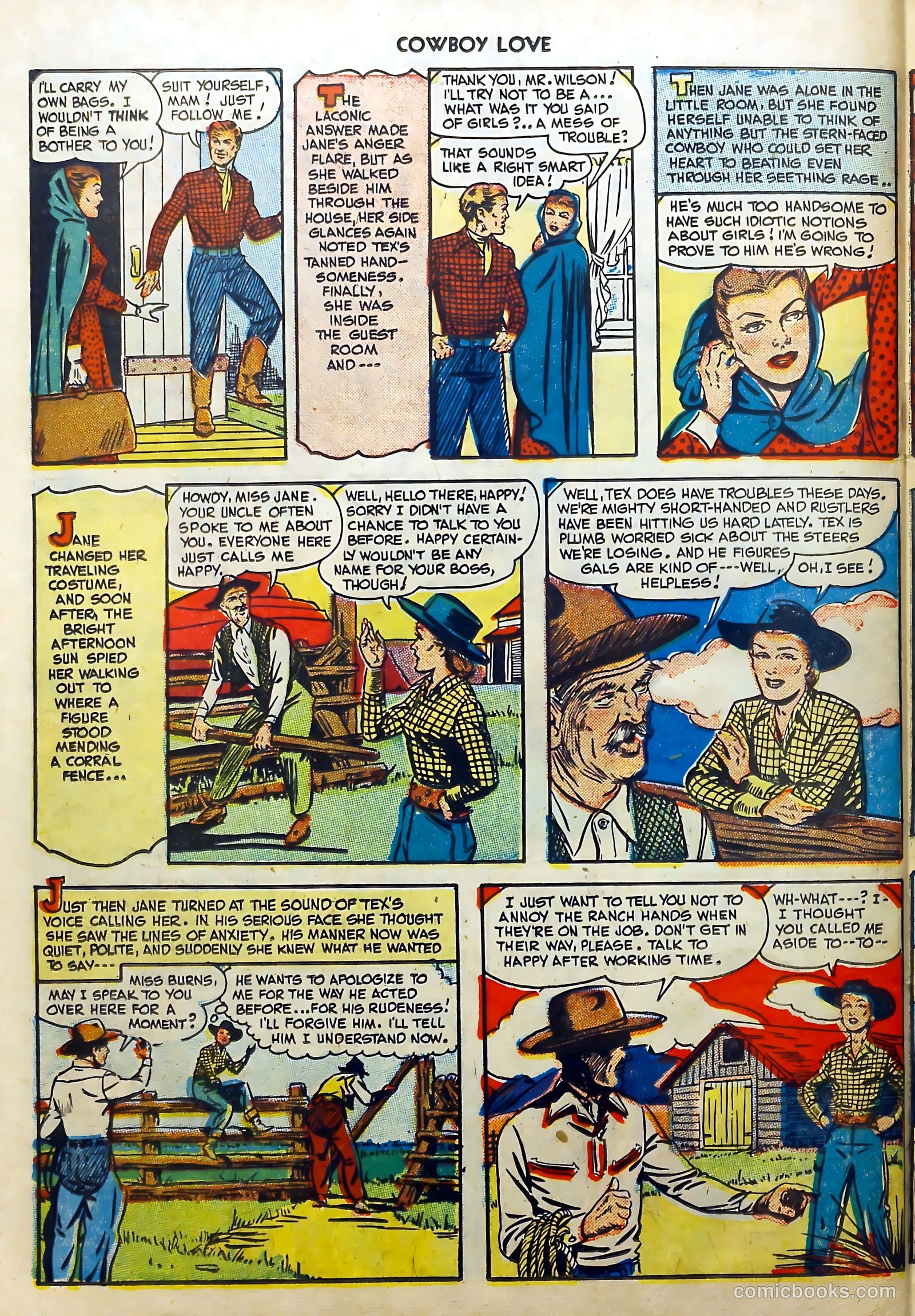 Cowboy Love #4 (1949) — page 28 of 36