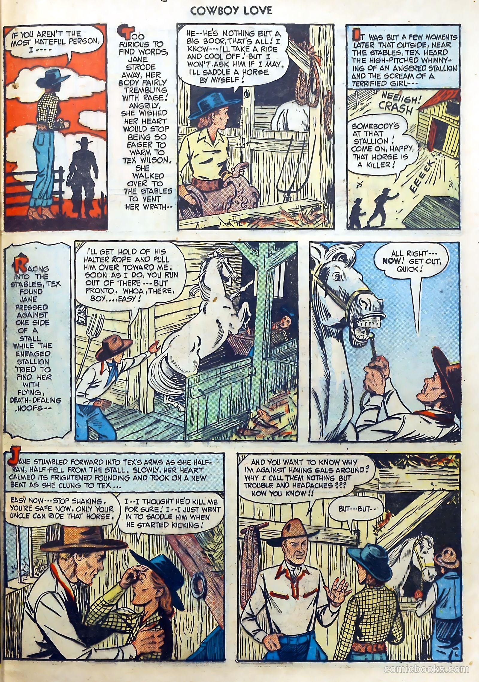 Cowboy Love #4 (1949) — page 29 of 36