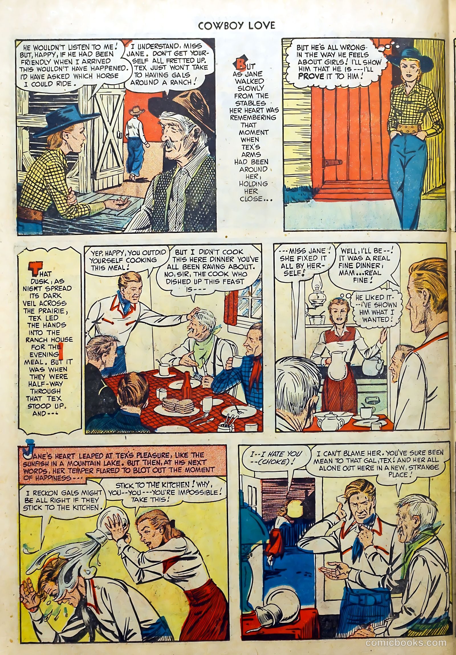 Cowboy Love #4 (1949) — page 30 of 36