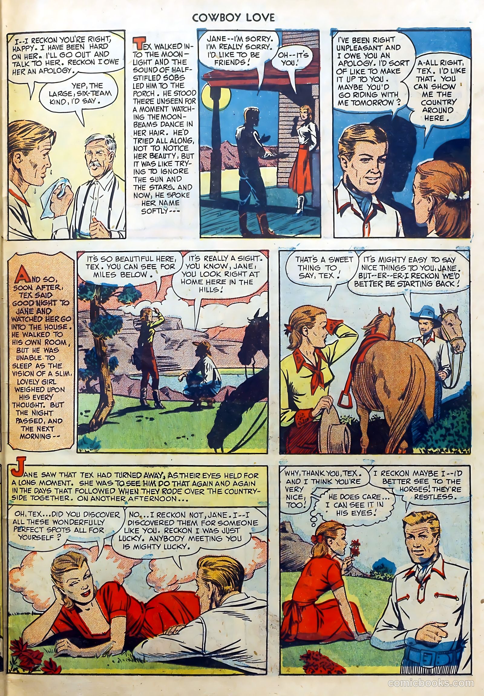Cowboy Love #4 (1949) — page 31 of 36