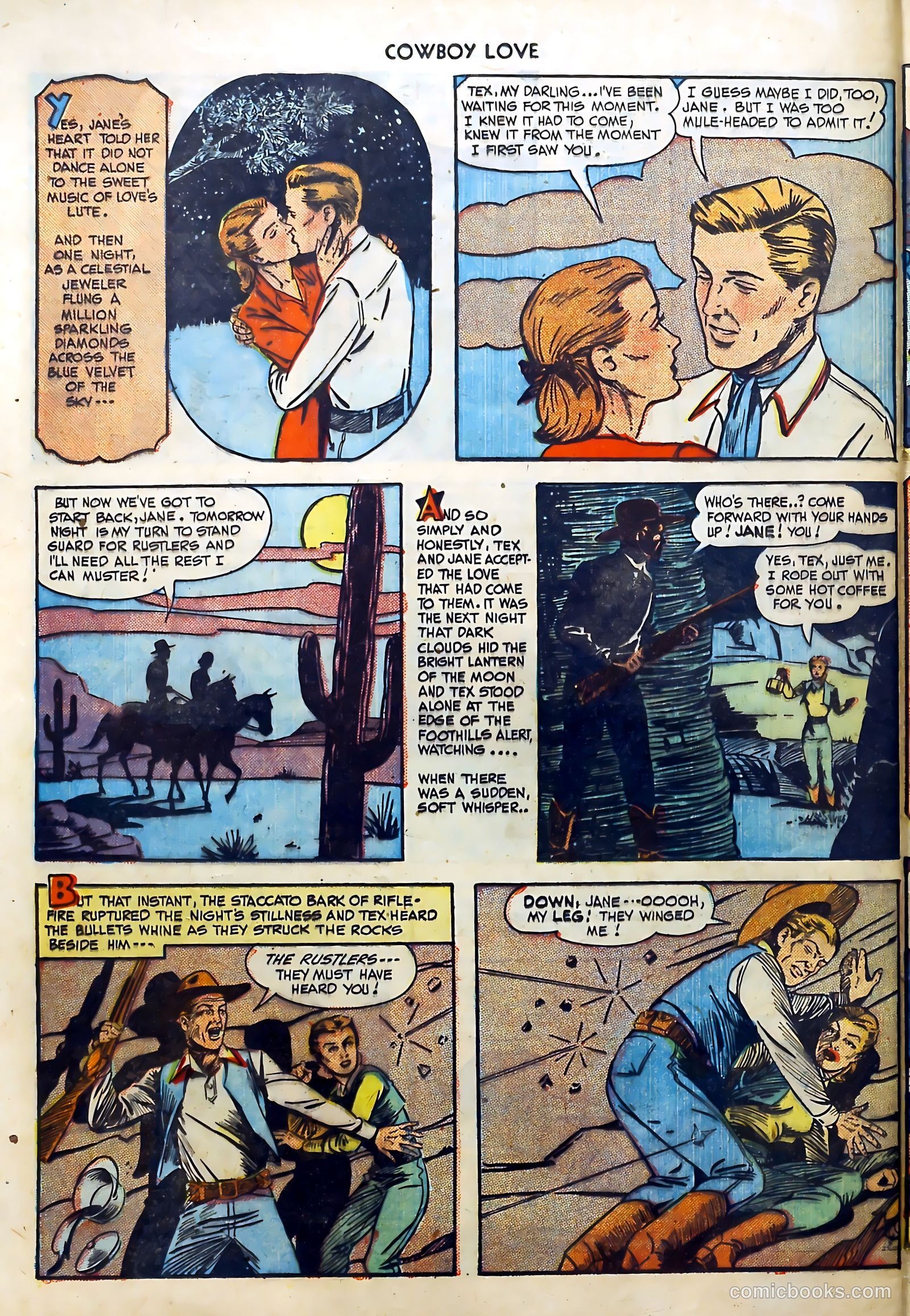 Cowboy Love #4 (1949) — page 32 of 36