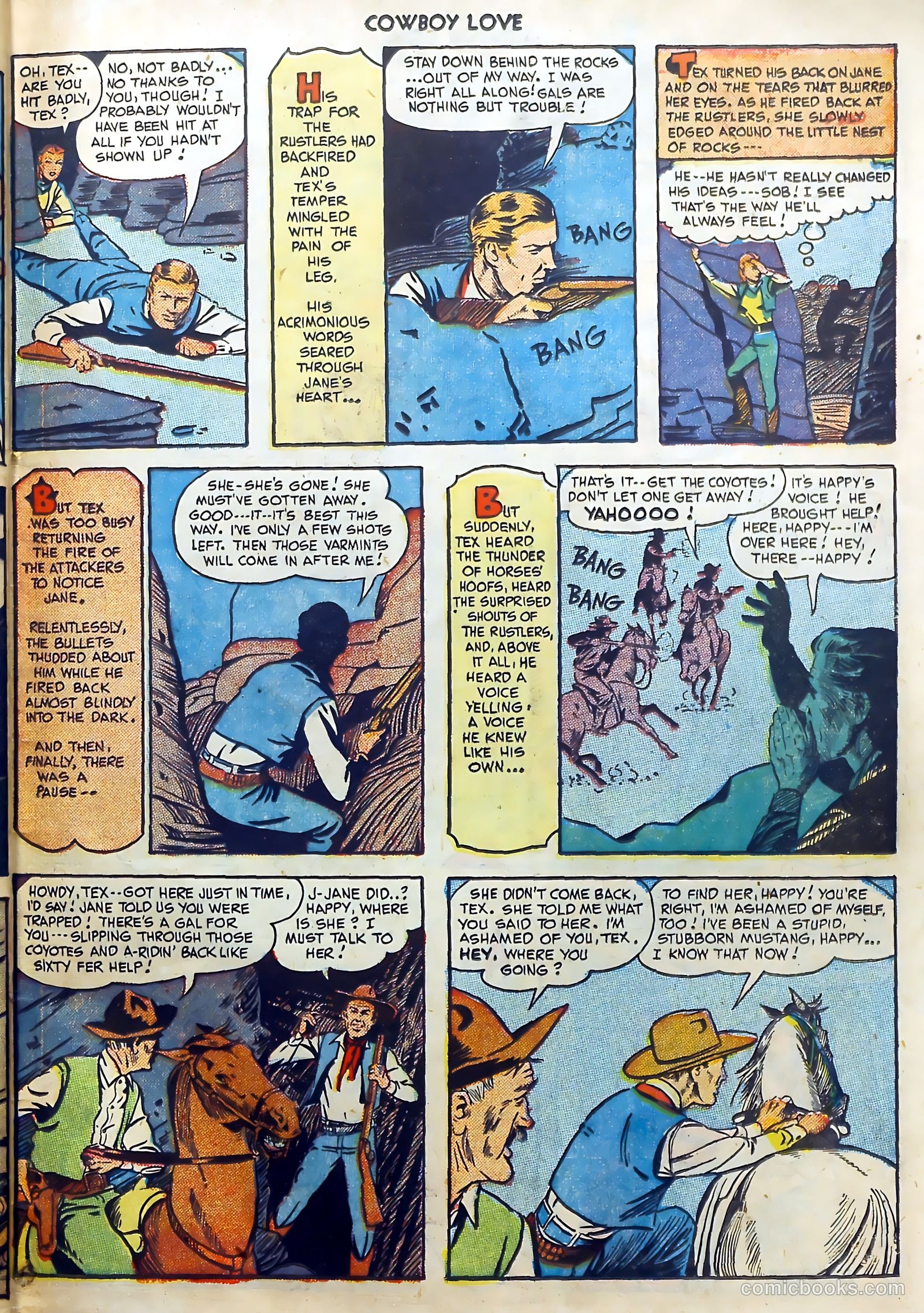 Cowboy Love #4 (1949) — page 33 of 36