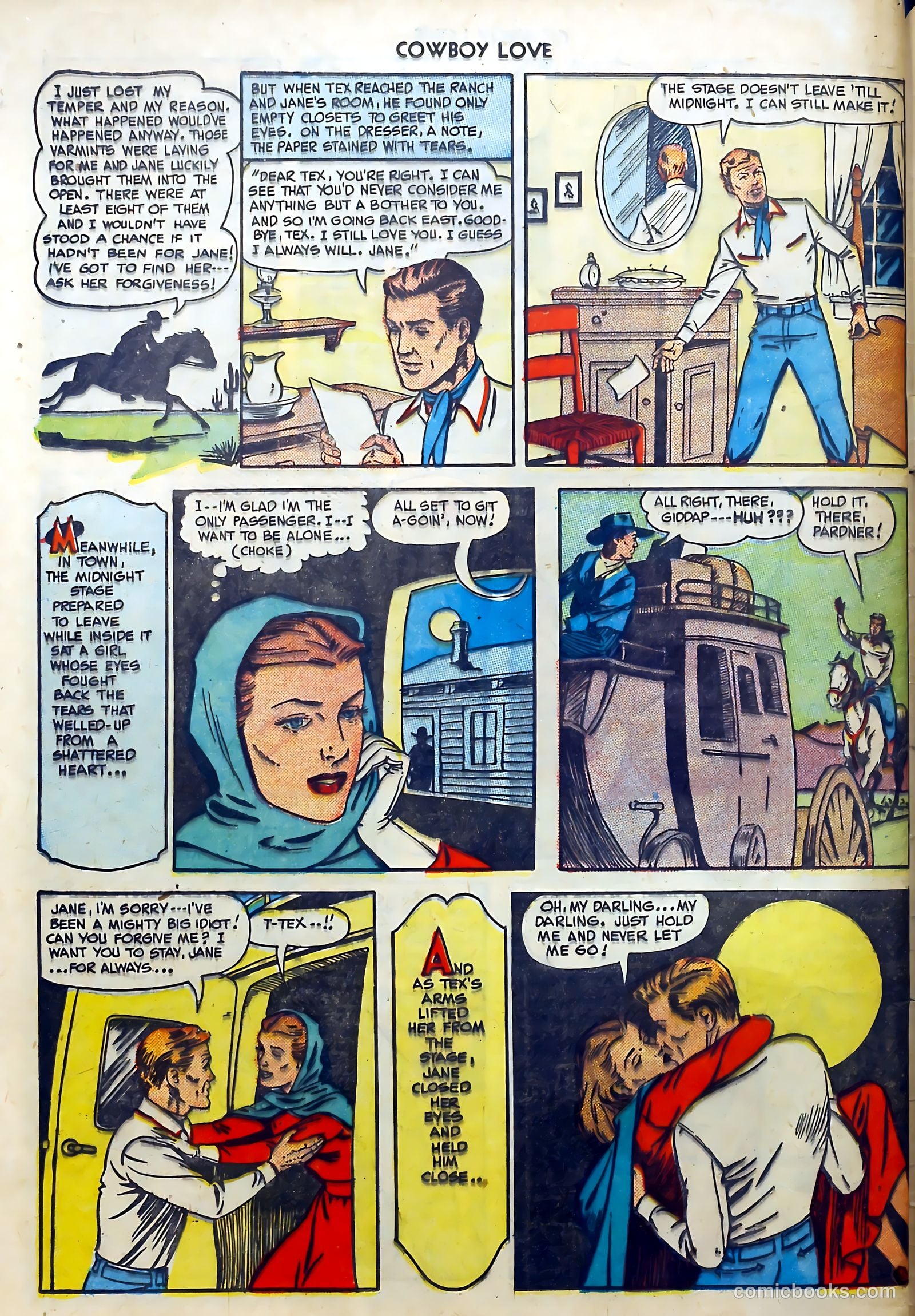 Cowboy Love #4 (1949) — page 34 of 36