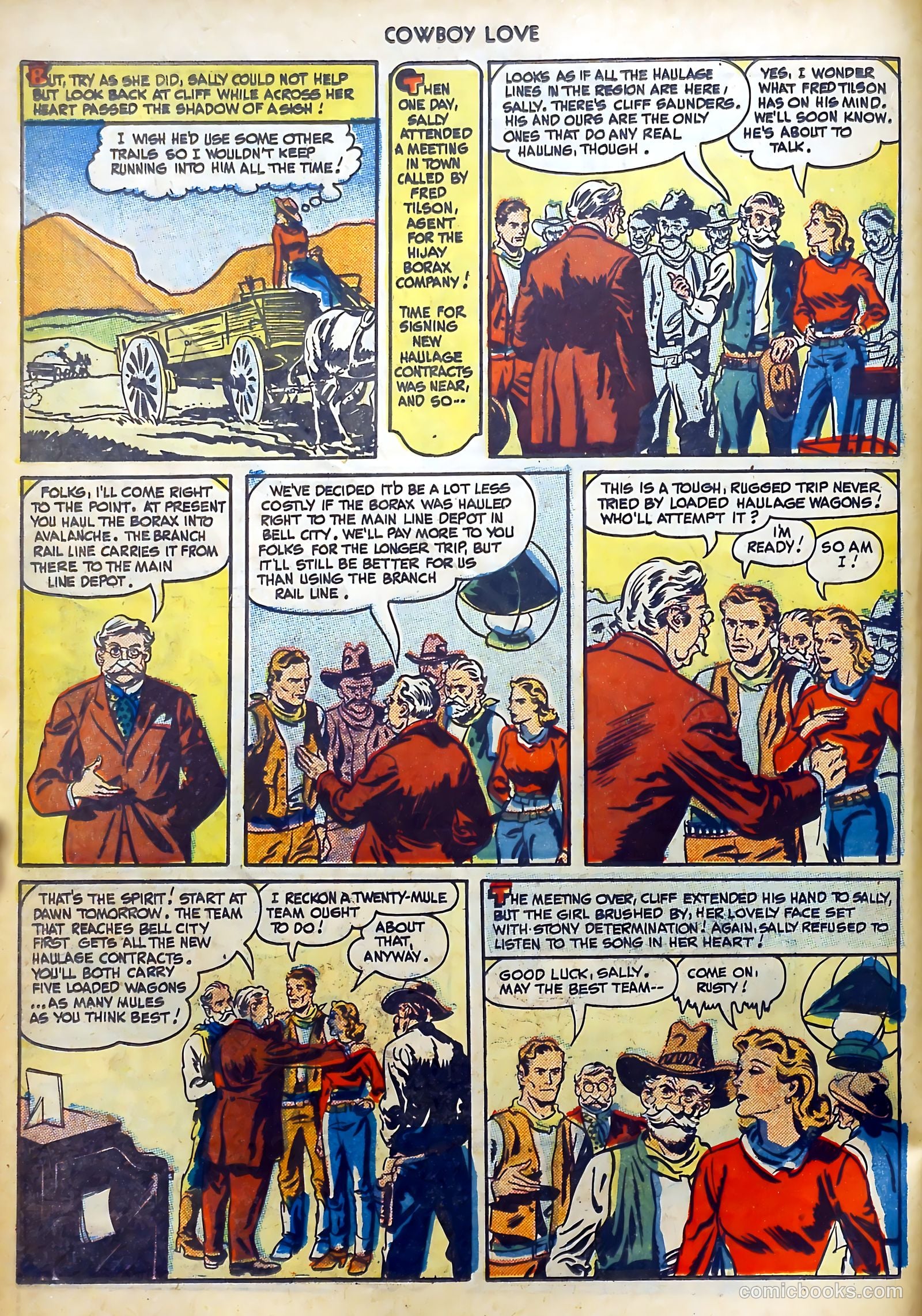 Cowboy Love #5 (1949) — page 8 of 52