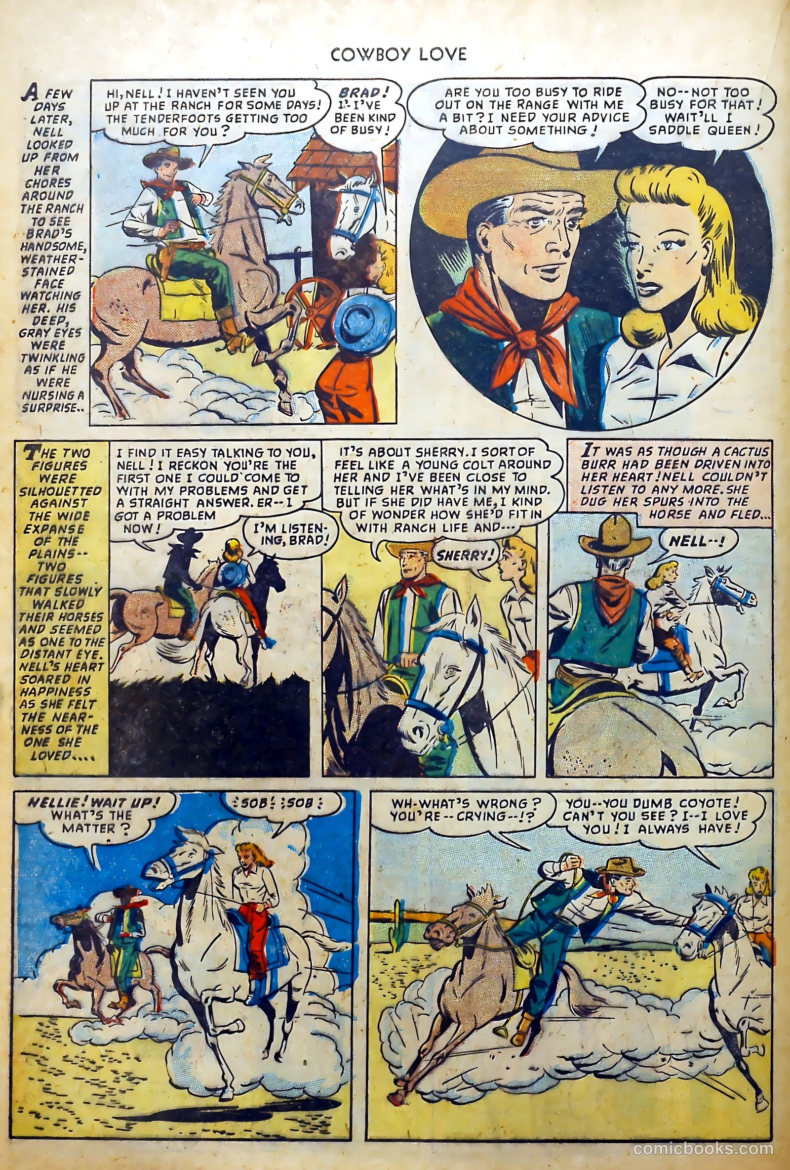 Cowboy Love #5 (1949) — page 22 of 52
