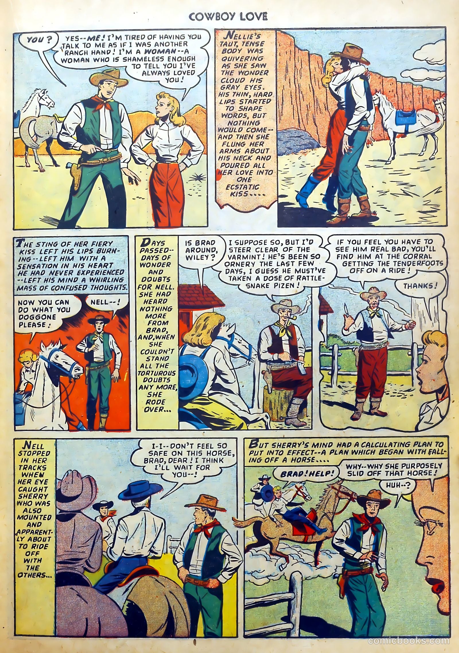Cowboy Love #5 (1949) — page 23 of 52