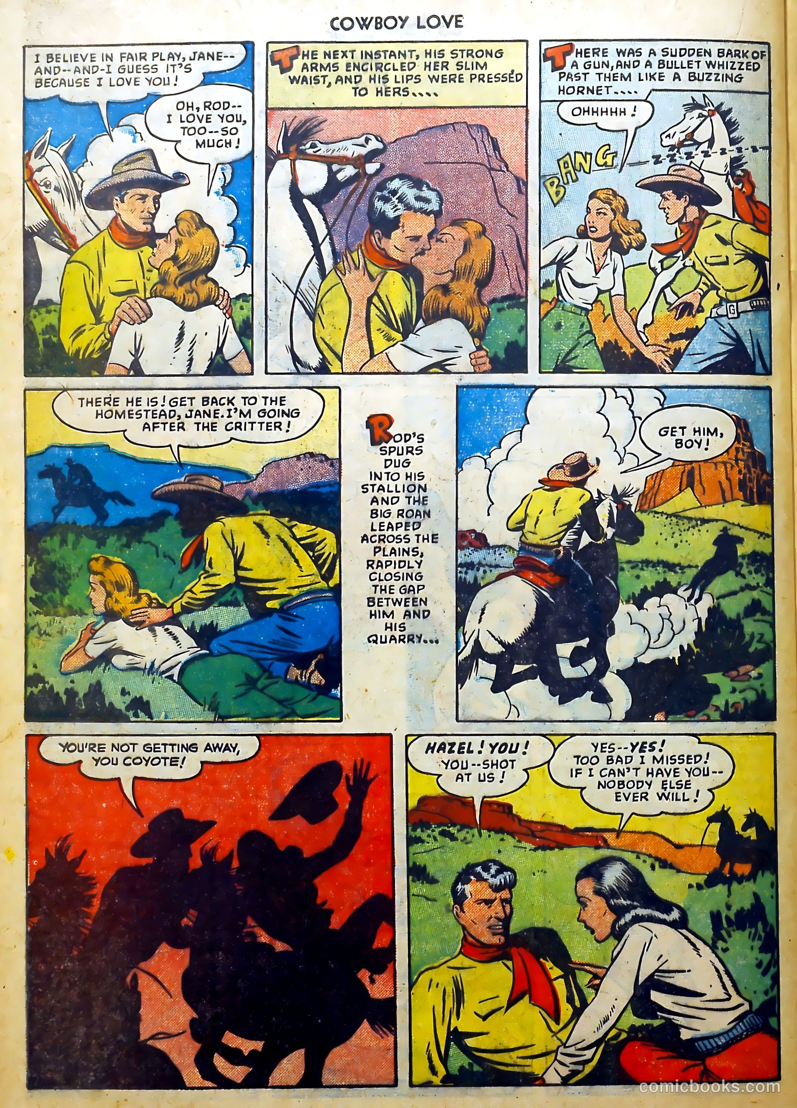 Cowboy Love #5 (1949) — page 34 of 52