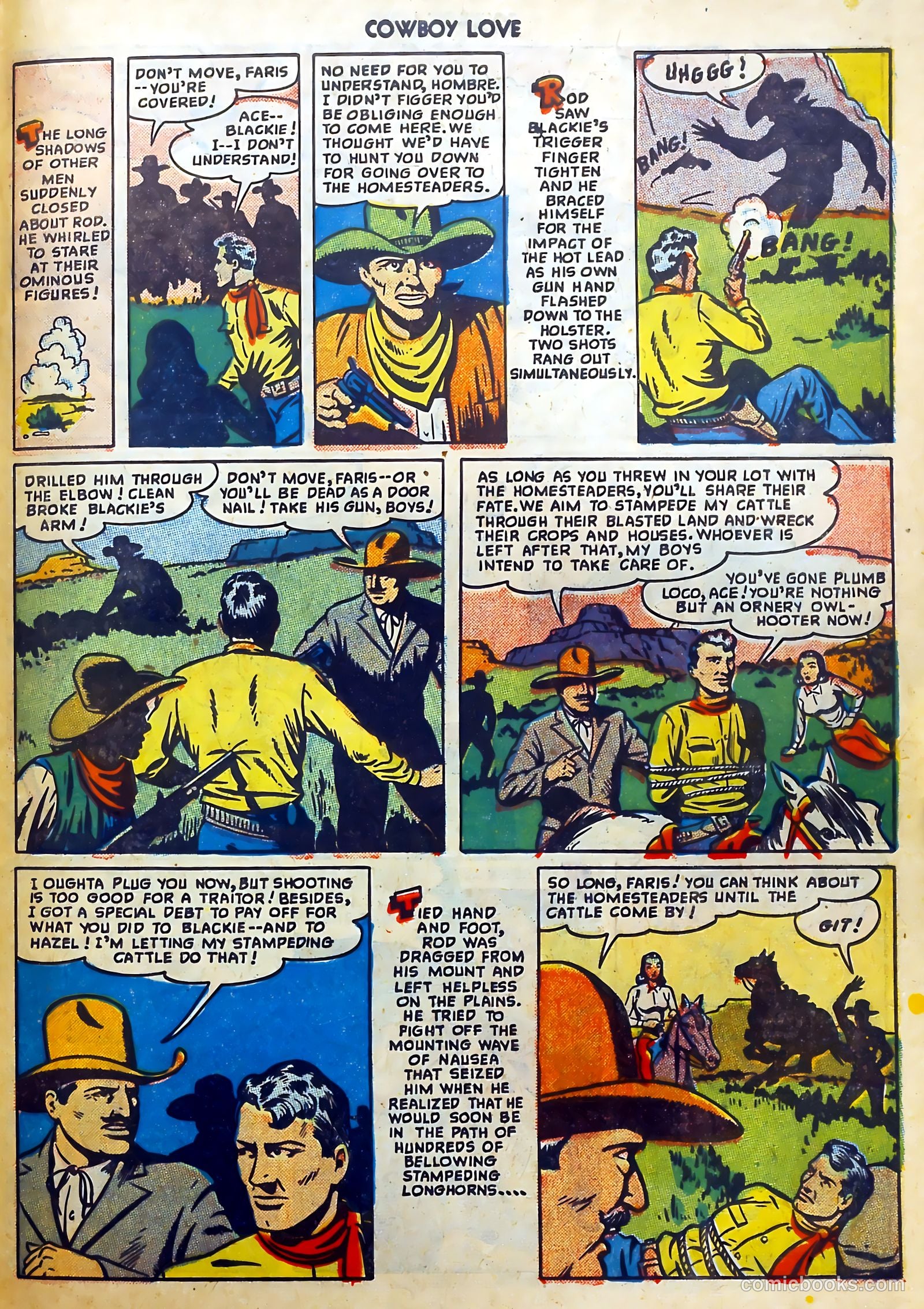 Cowboy Love #5 (1949) — page 35 of 52