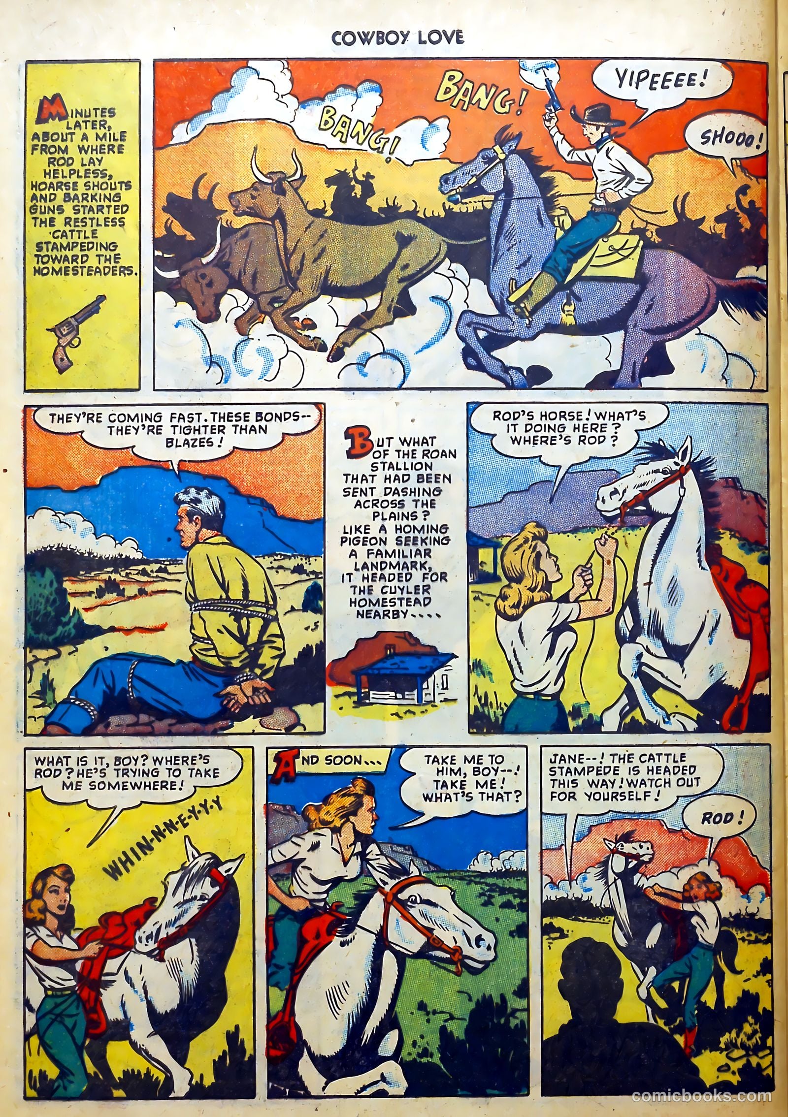 Cowboy Love #5 (1949) — page 36 of 52