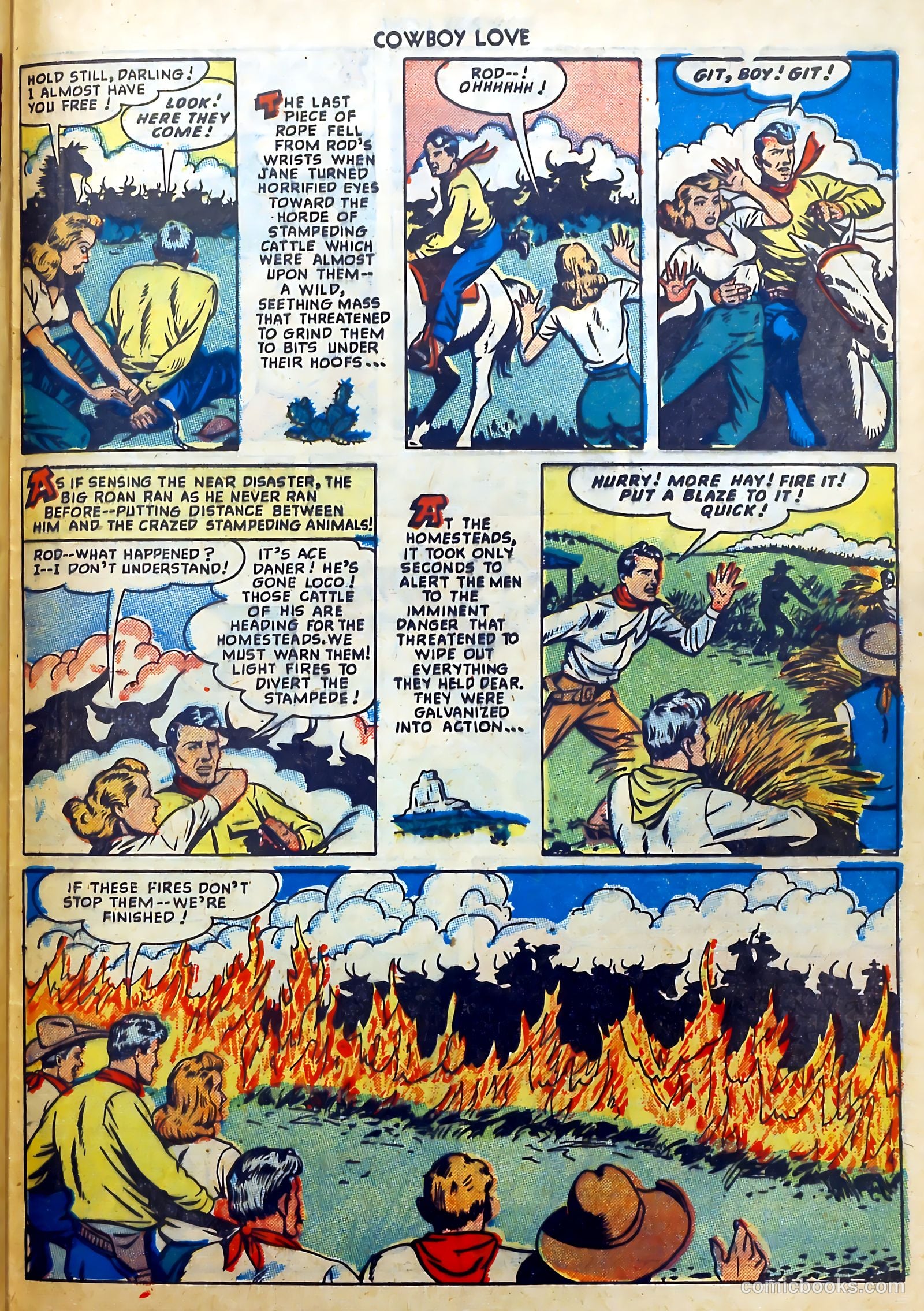 Cowboy Love #5 (1949) — page 37 of 52