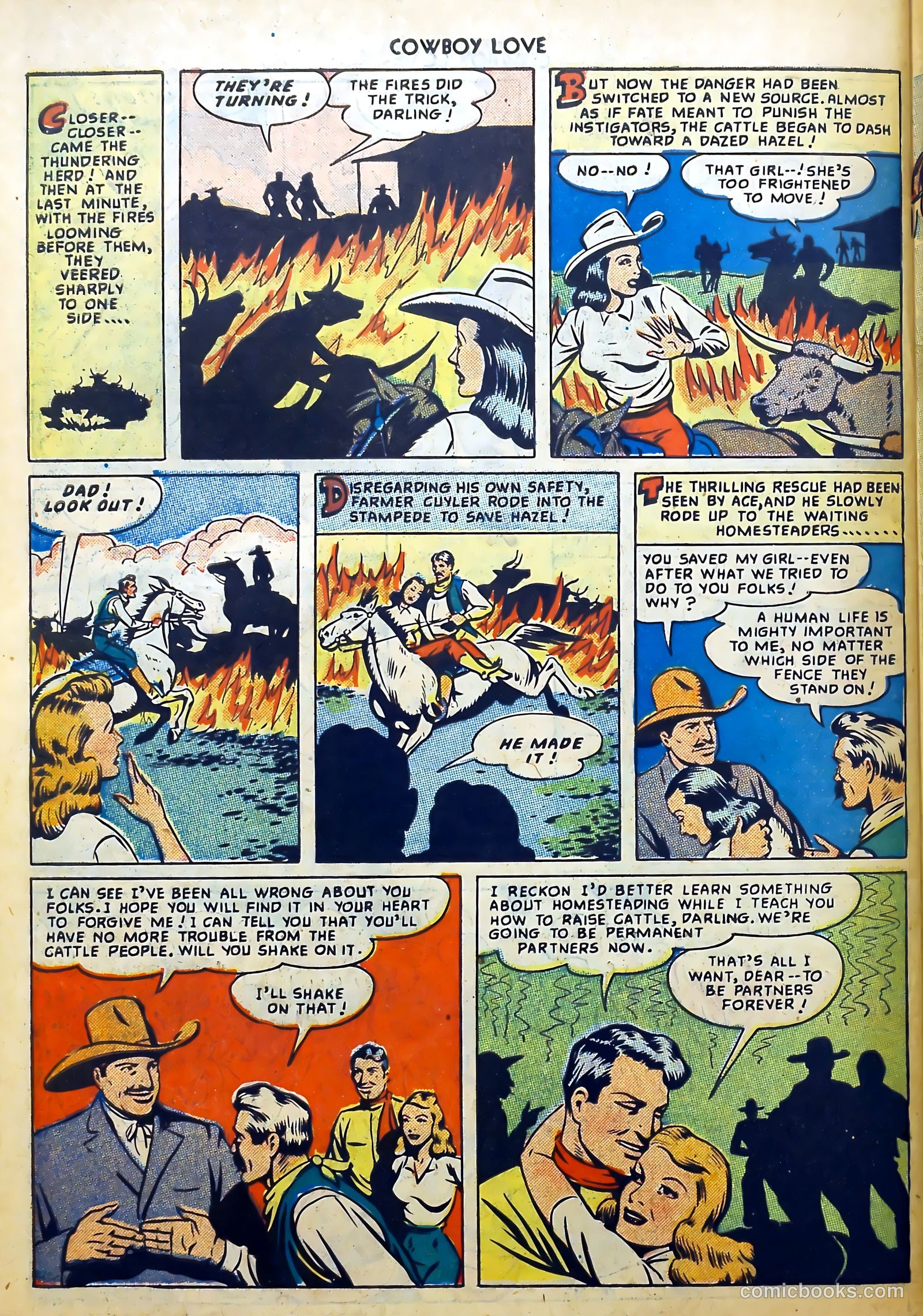 Cowboy Love #5 (1949) — page 38 of 52