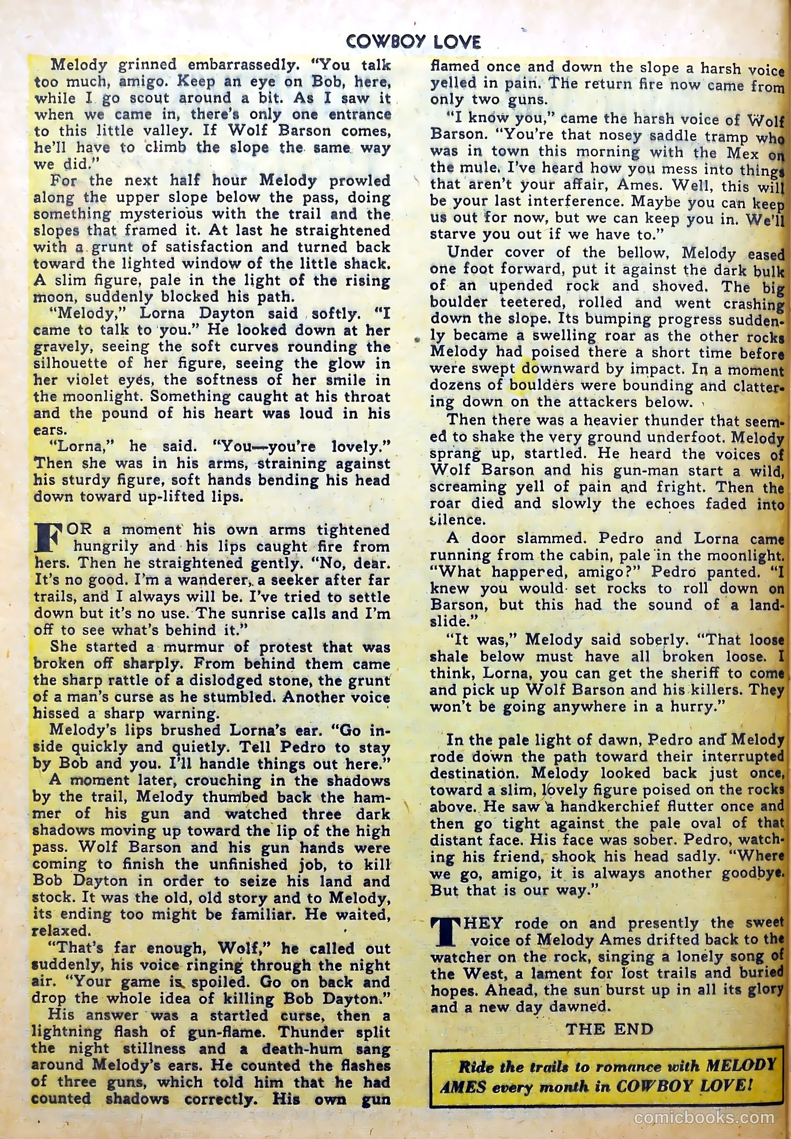 Cowboy Love #5 (1949) — page 40 of 52