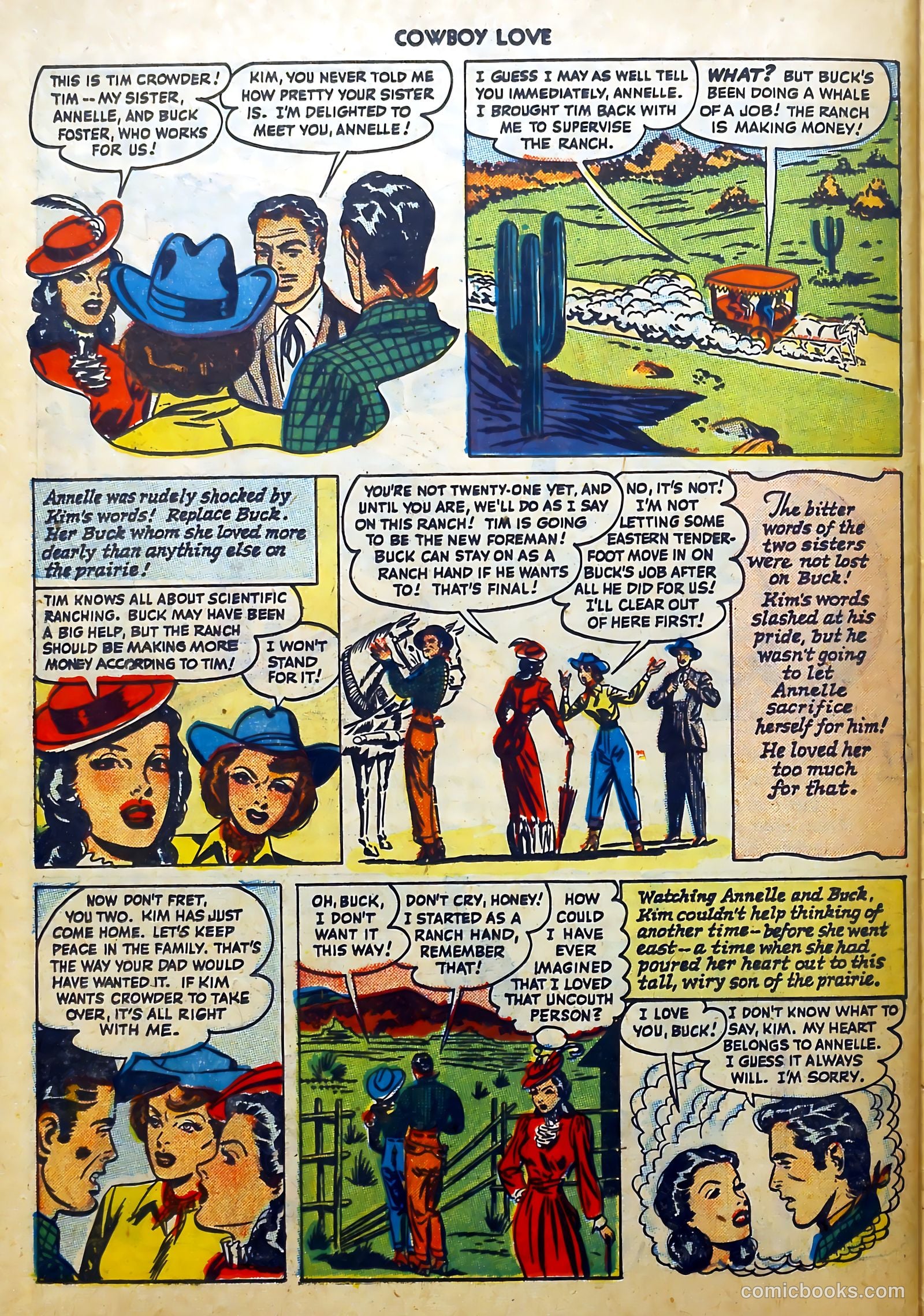 Cowboy Love #5 (1949) — page 42 of 52