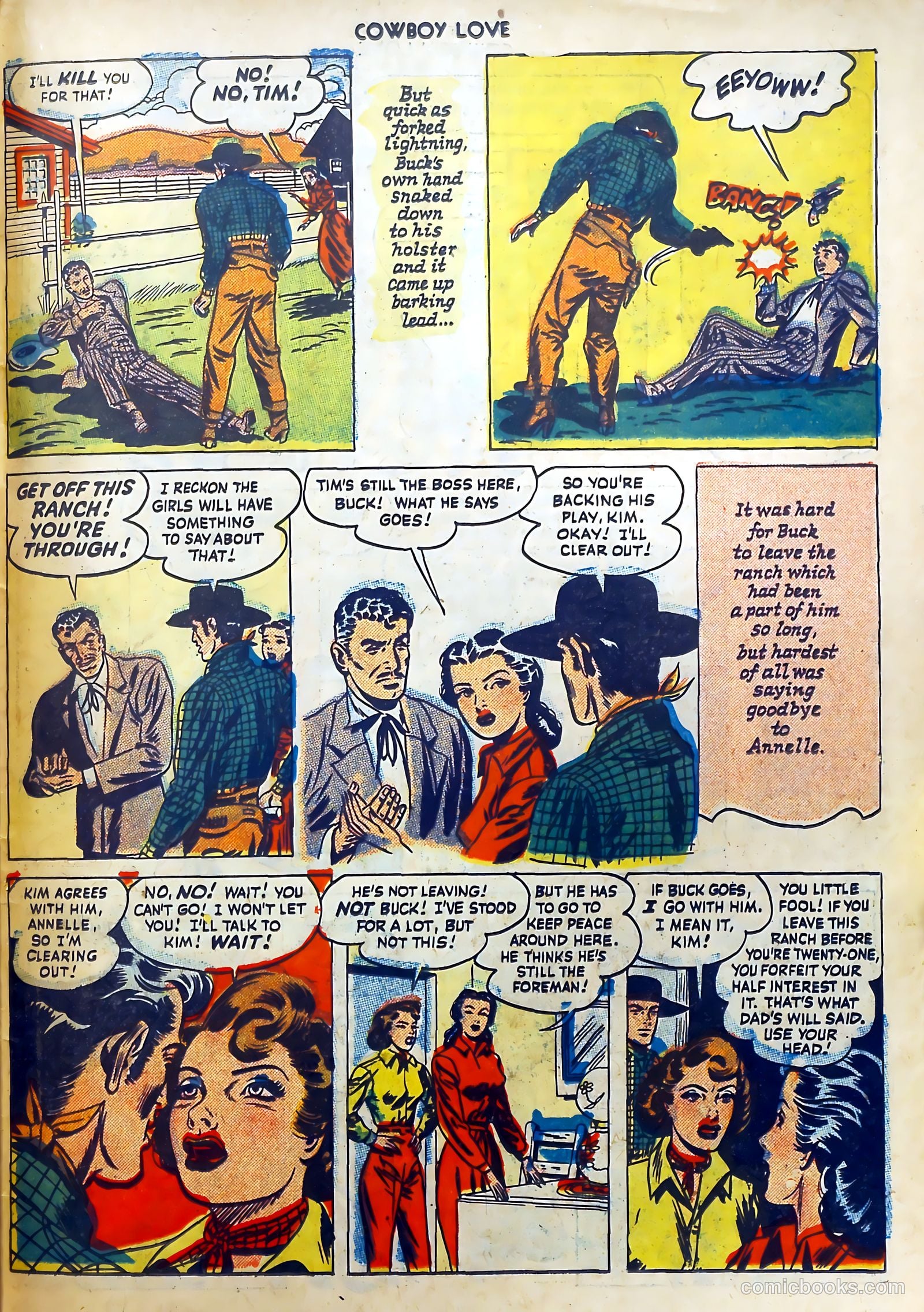 Cowboy Love #5 (1949) — page 45 of 52