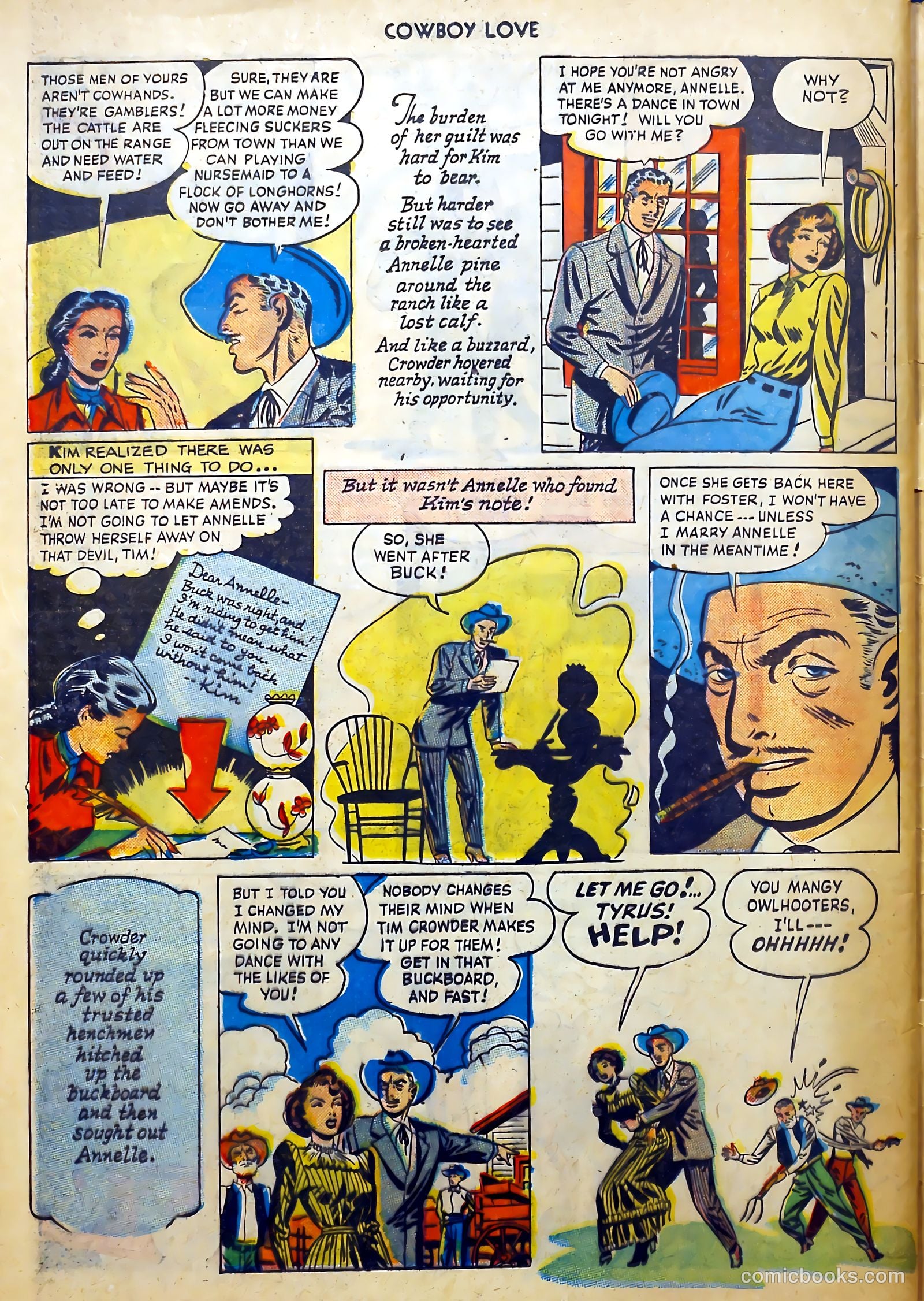 Cowboy Love #5 (1949) — page 48 of 52
