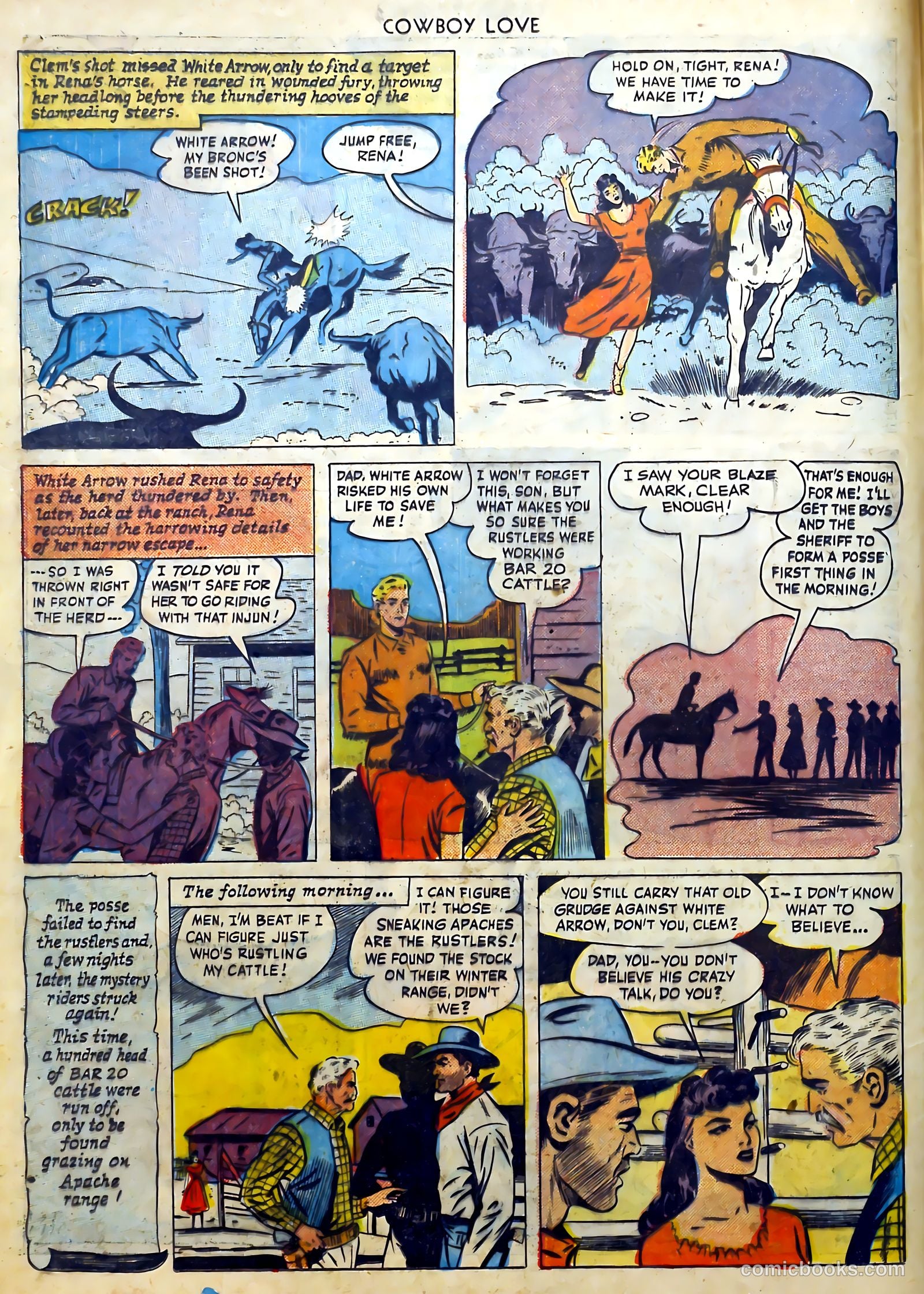 Cowboy Love #6 (1949) — page 10 of 52
