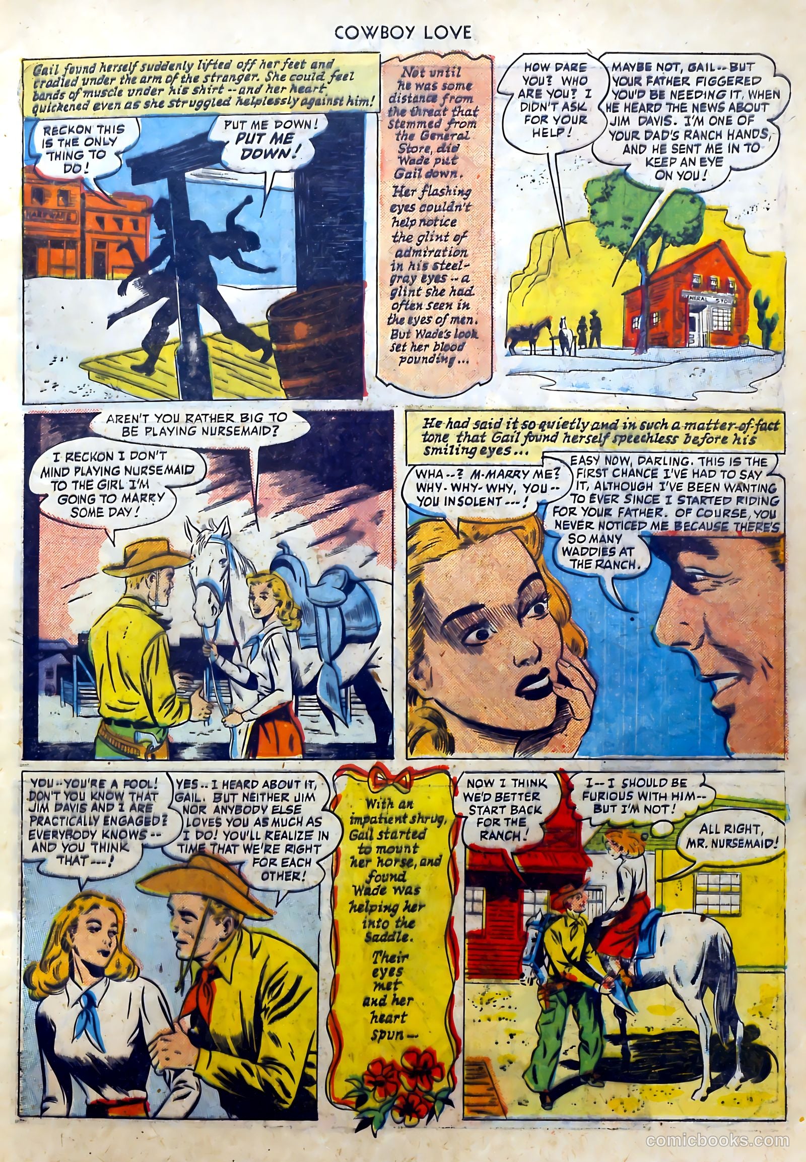 Cowboy Love #6 (1949) — page 19 of 52