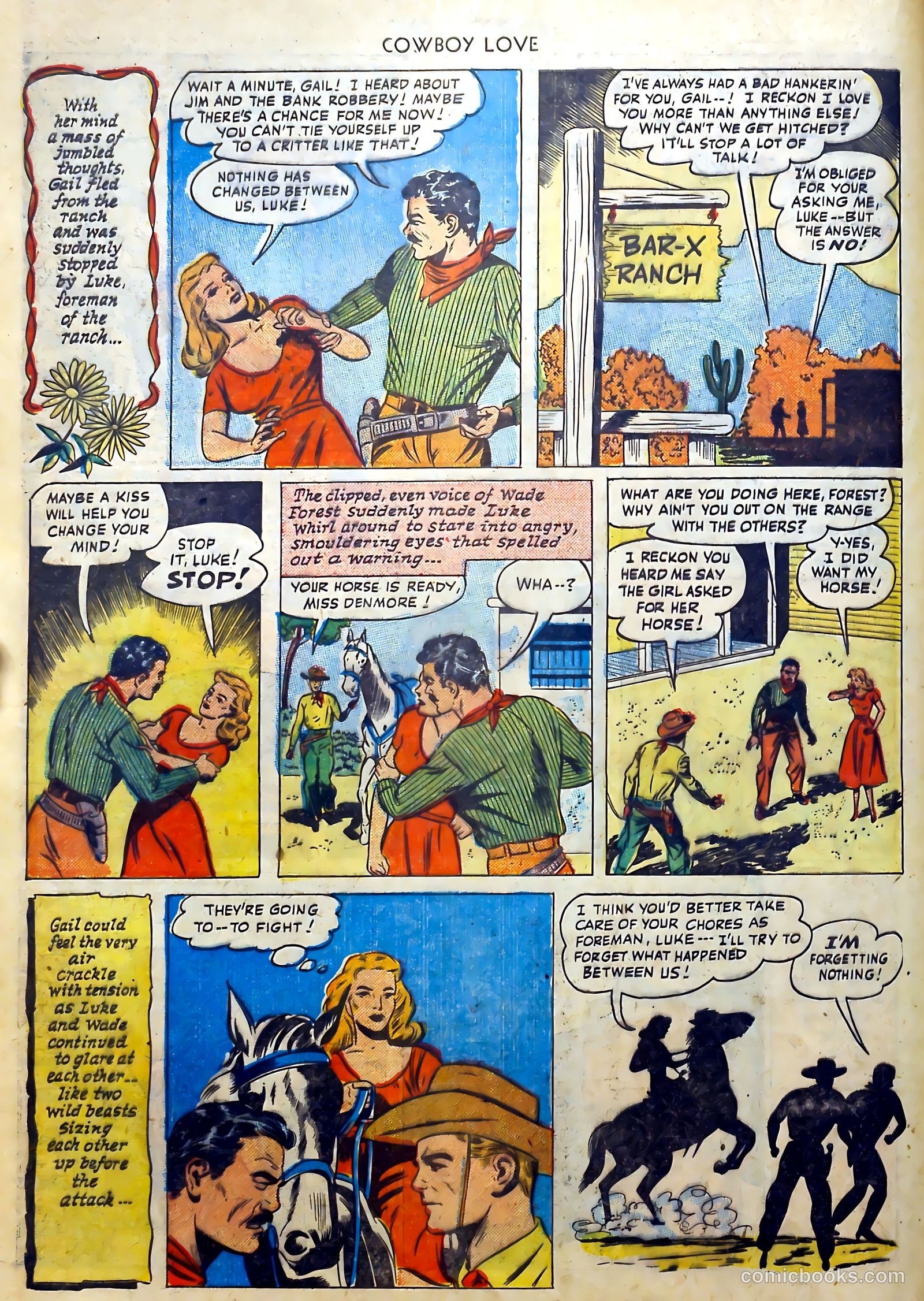 Cowboy Love #6 (1949) — page 22 of 52
